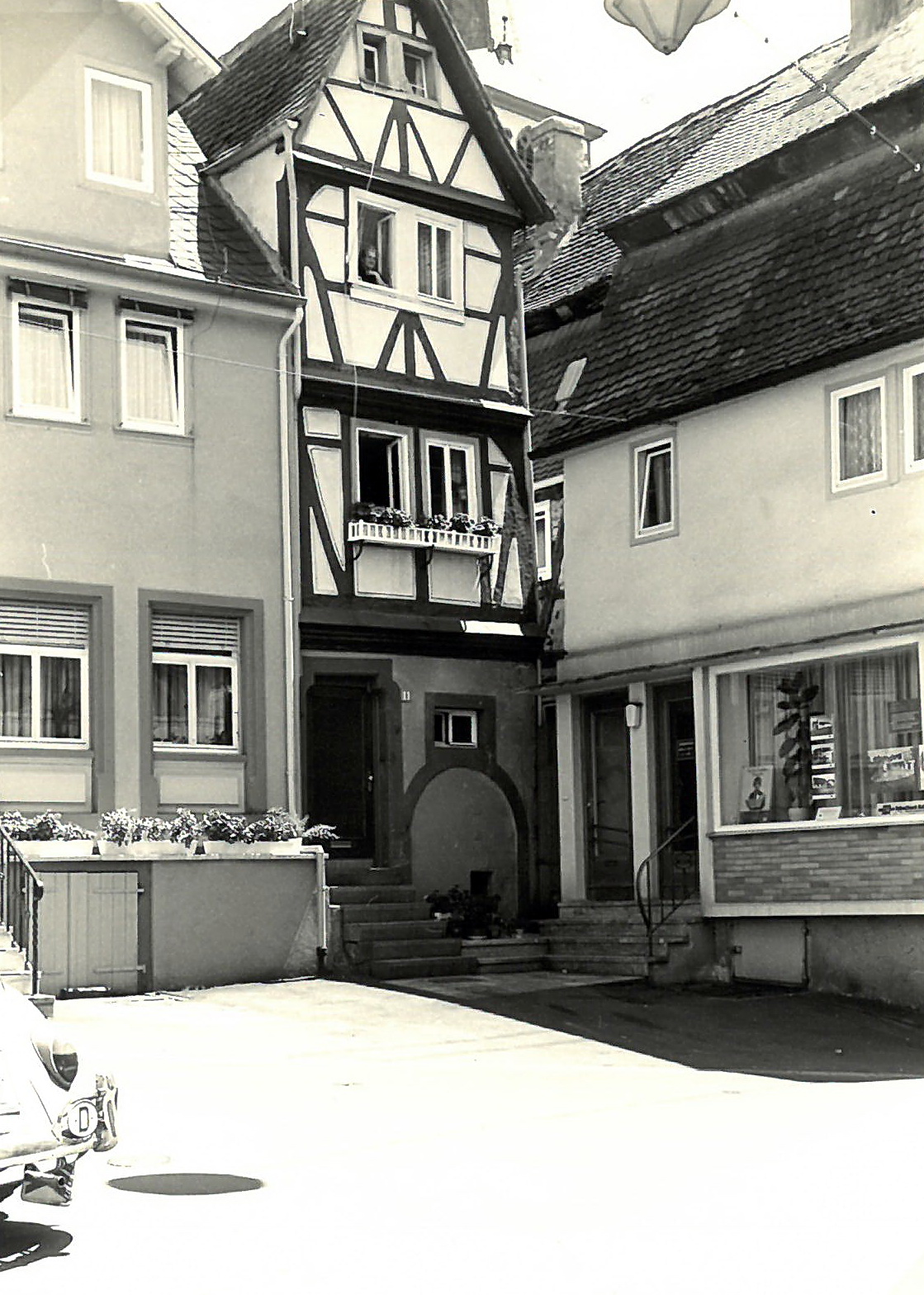 Die Hauptstraße 11 (schmales Fachwerkhaus)