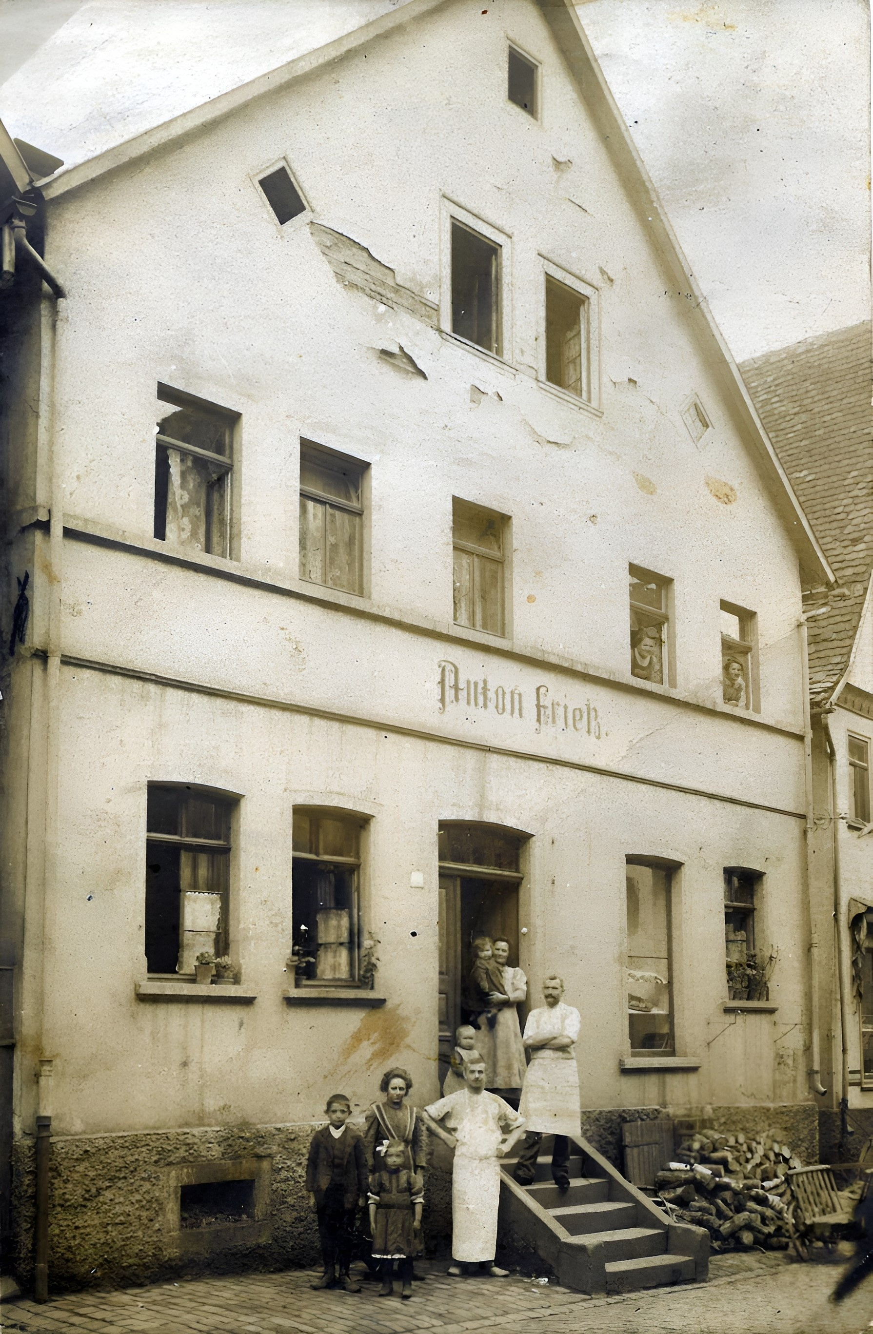 Die Hauptstraße 17 um 1925