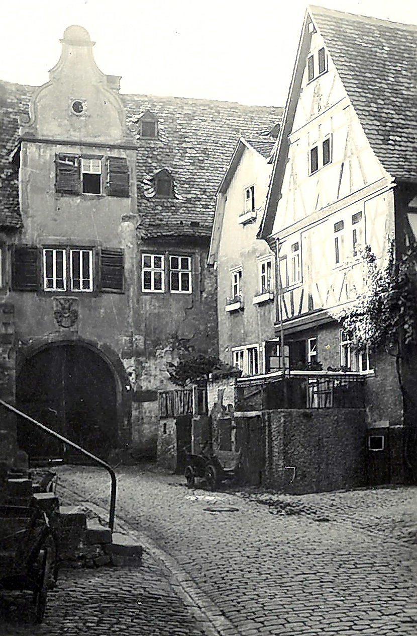 Blick in die Hofstraße um 1930