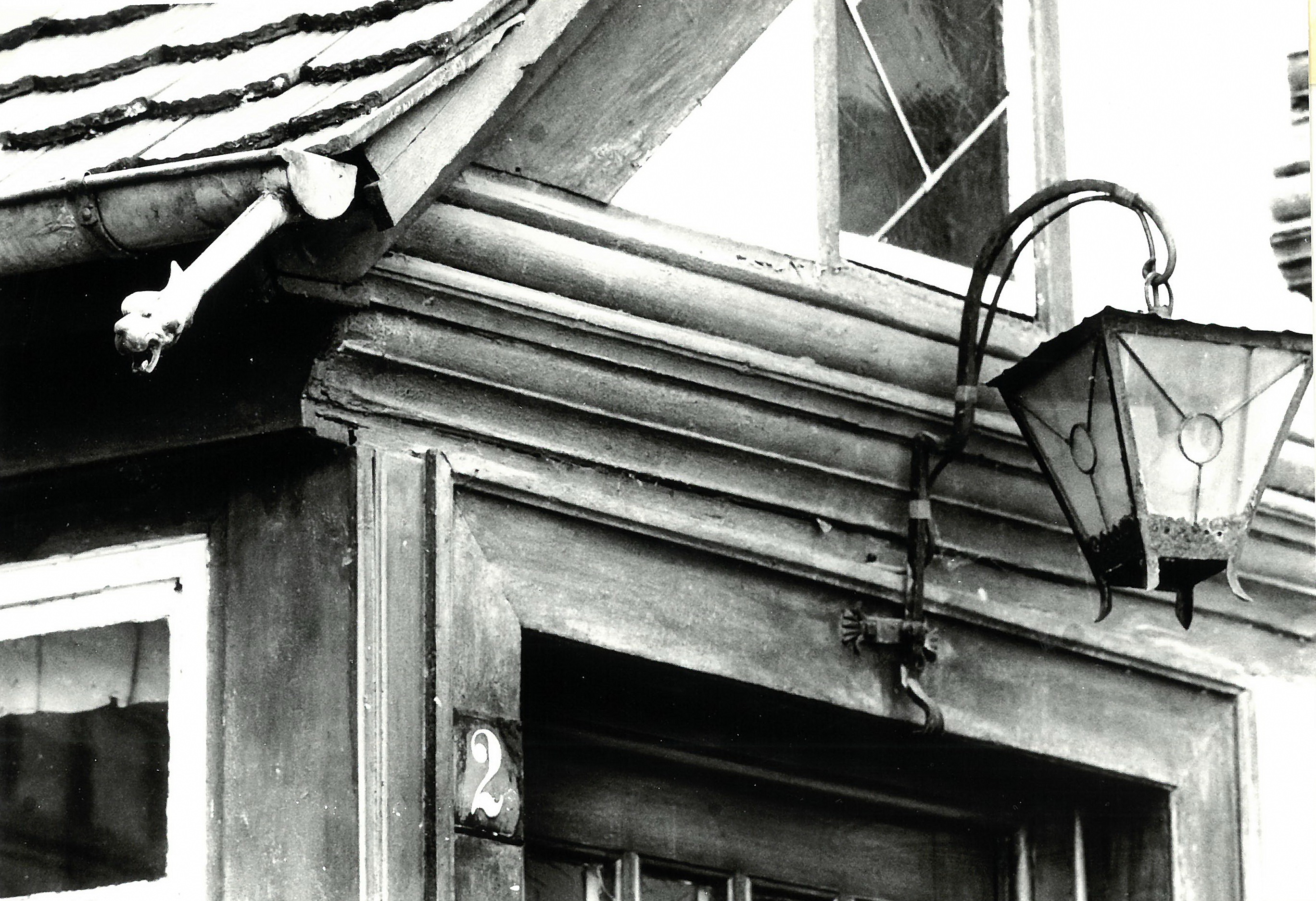 Detailansicht des Eingangsbereiches 1934