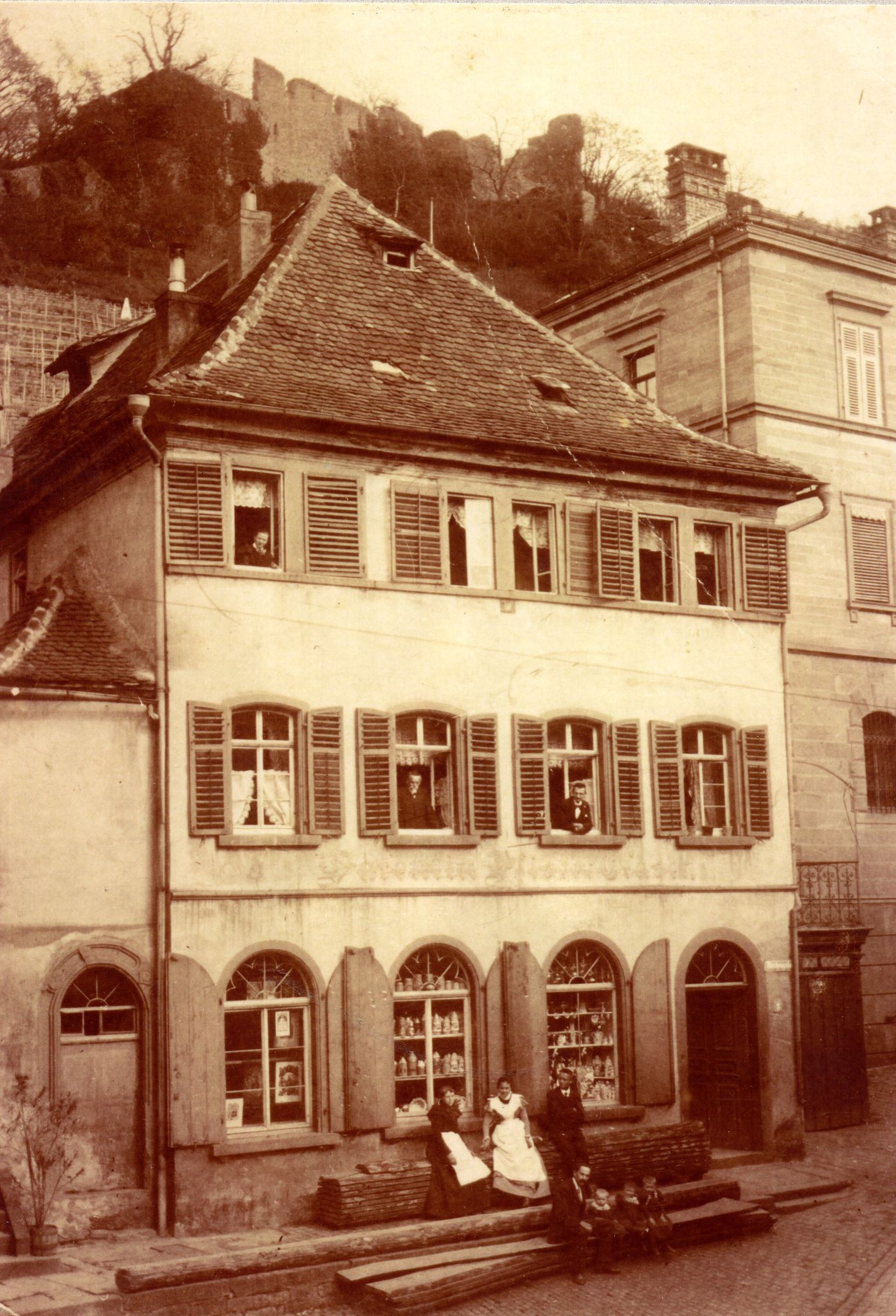 Das Anwesen um 1880