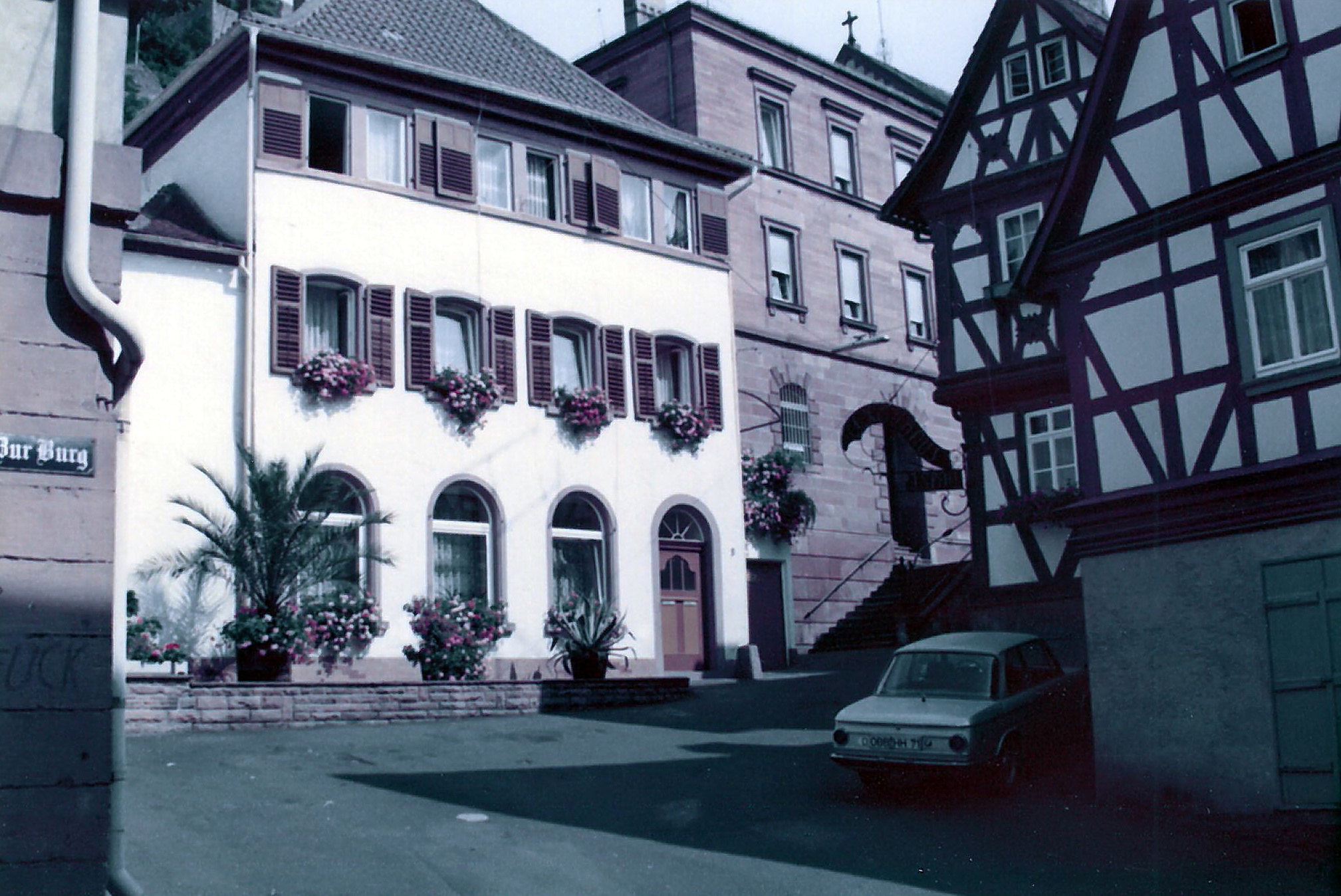 Die Kirchenstraße um 1970