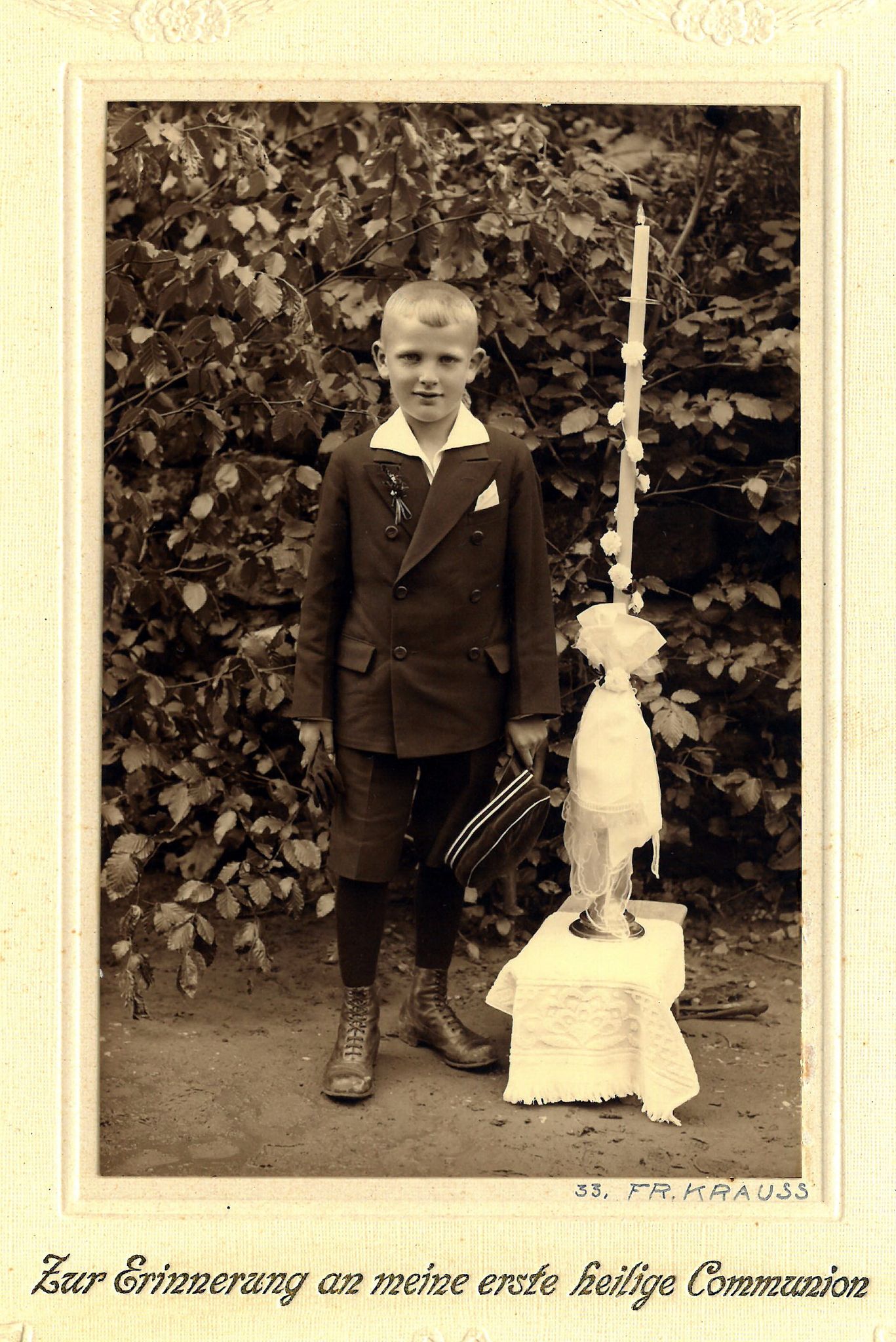 Kommunionkind unbekannt