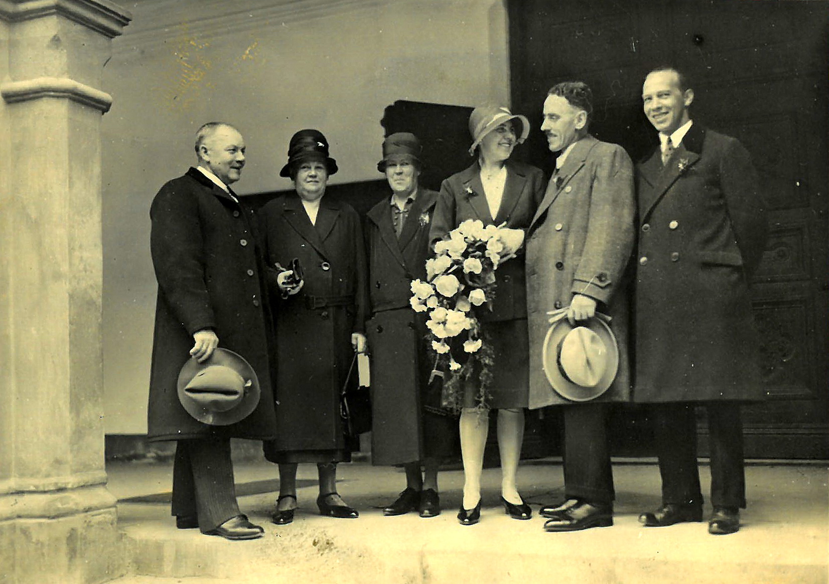 Franz und Elisabeth Stummer, geb. Mitterer mit Maria und Toni Blumenschein