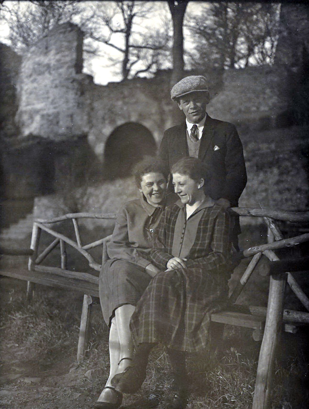 Juliane Pfister mit Geschwistern