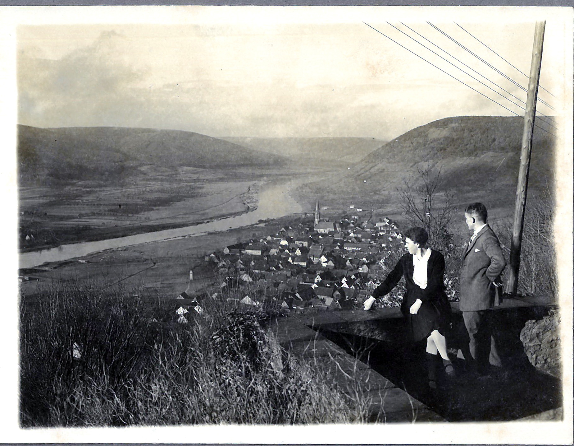 Auf dem Kloster Engelberg 1928