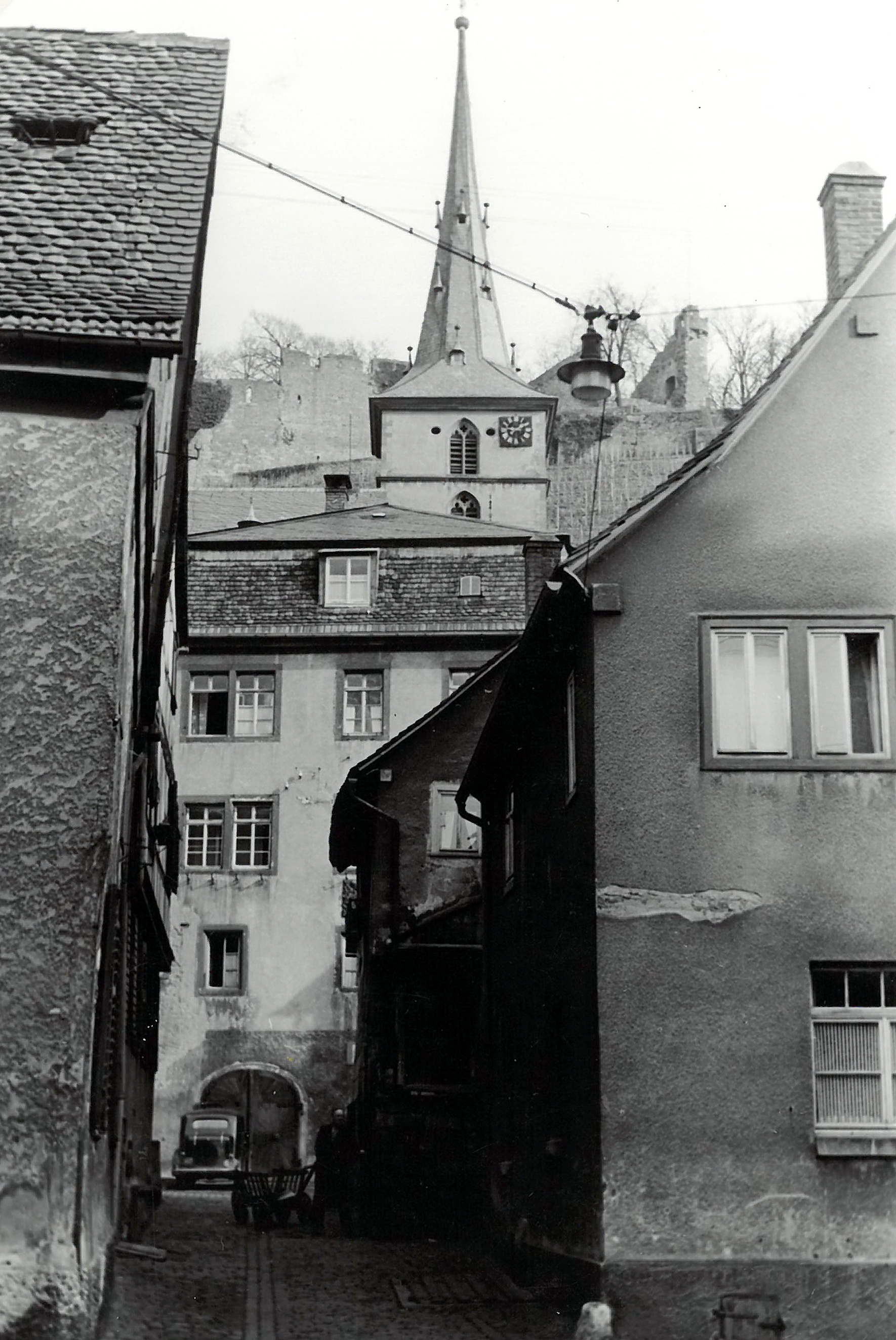 Blick von der Hauptstraße nach Osten 1938