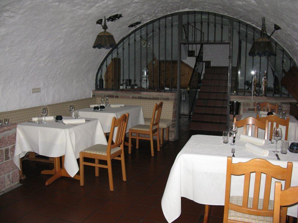 Innenansicht der Gastronomie im Untergeschoss