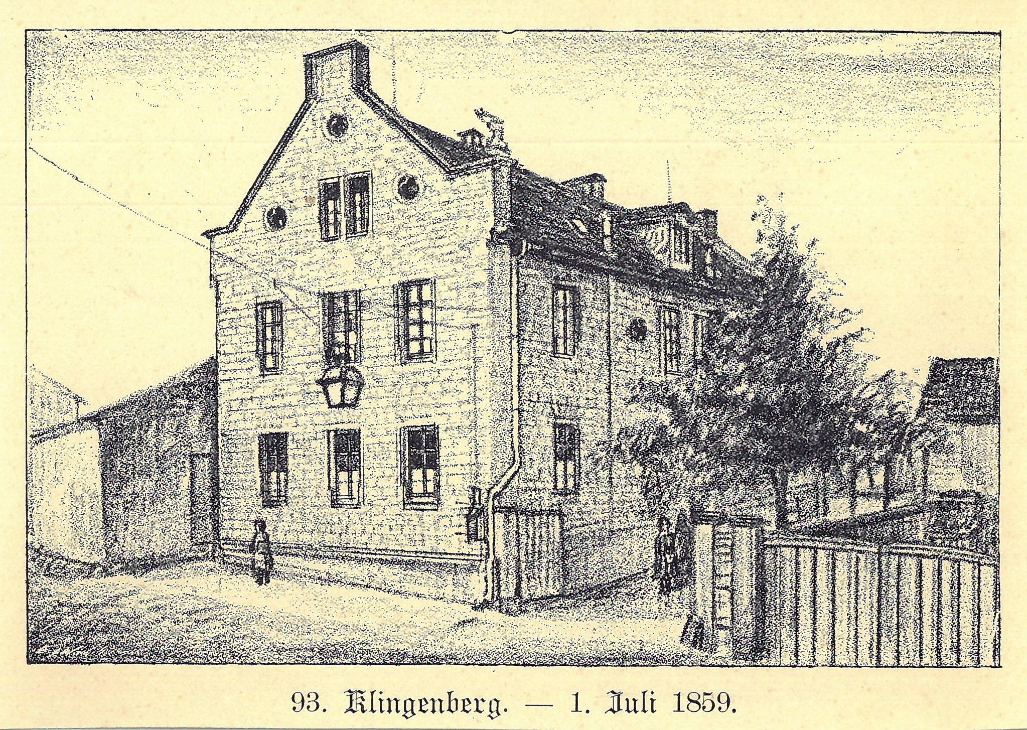 Die Mädchenschule wurde 1852 erbaut