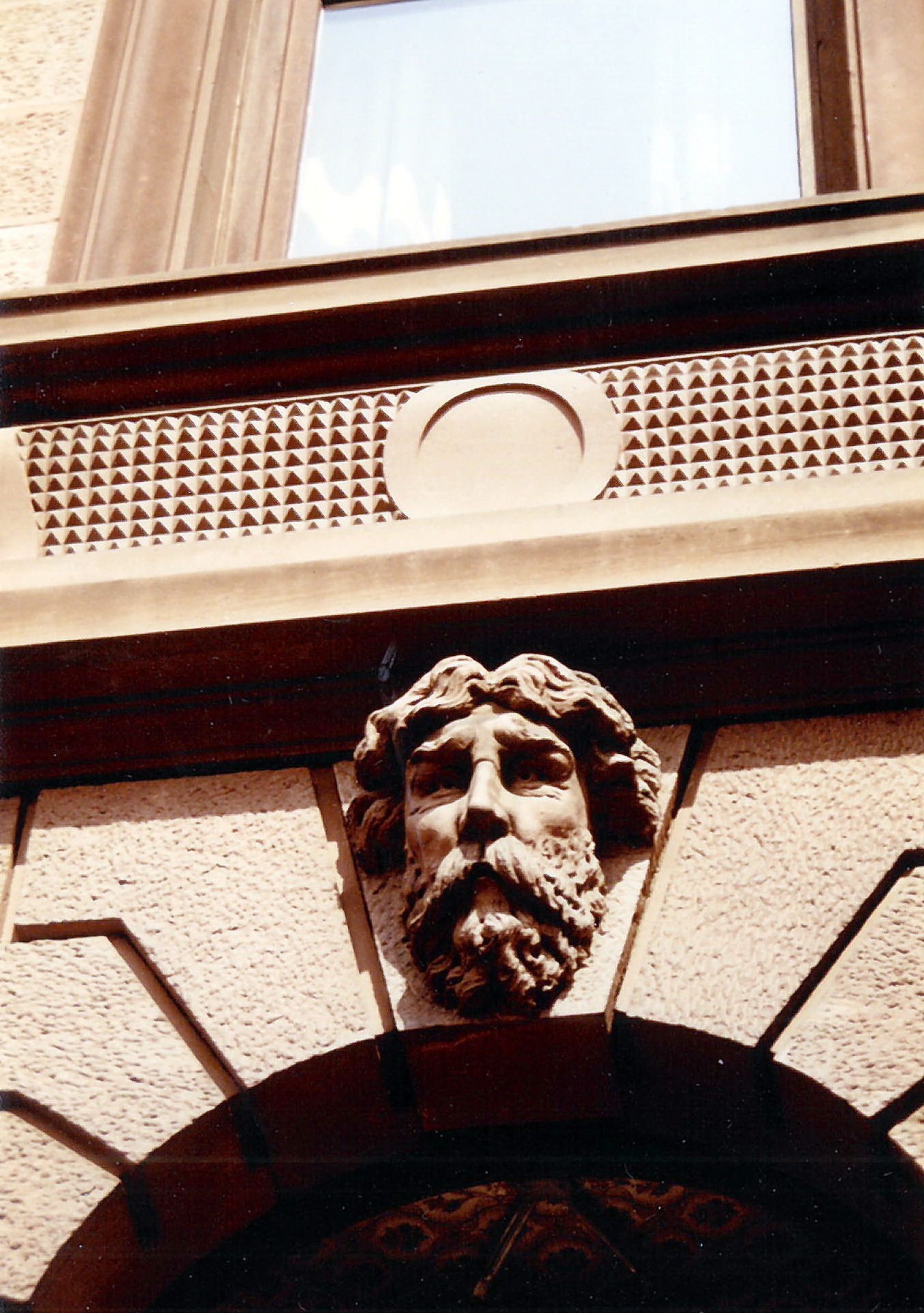 Detailansicht des Beamtenbaues