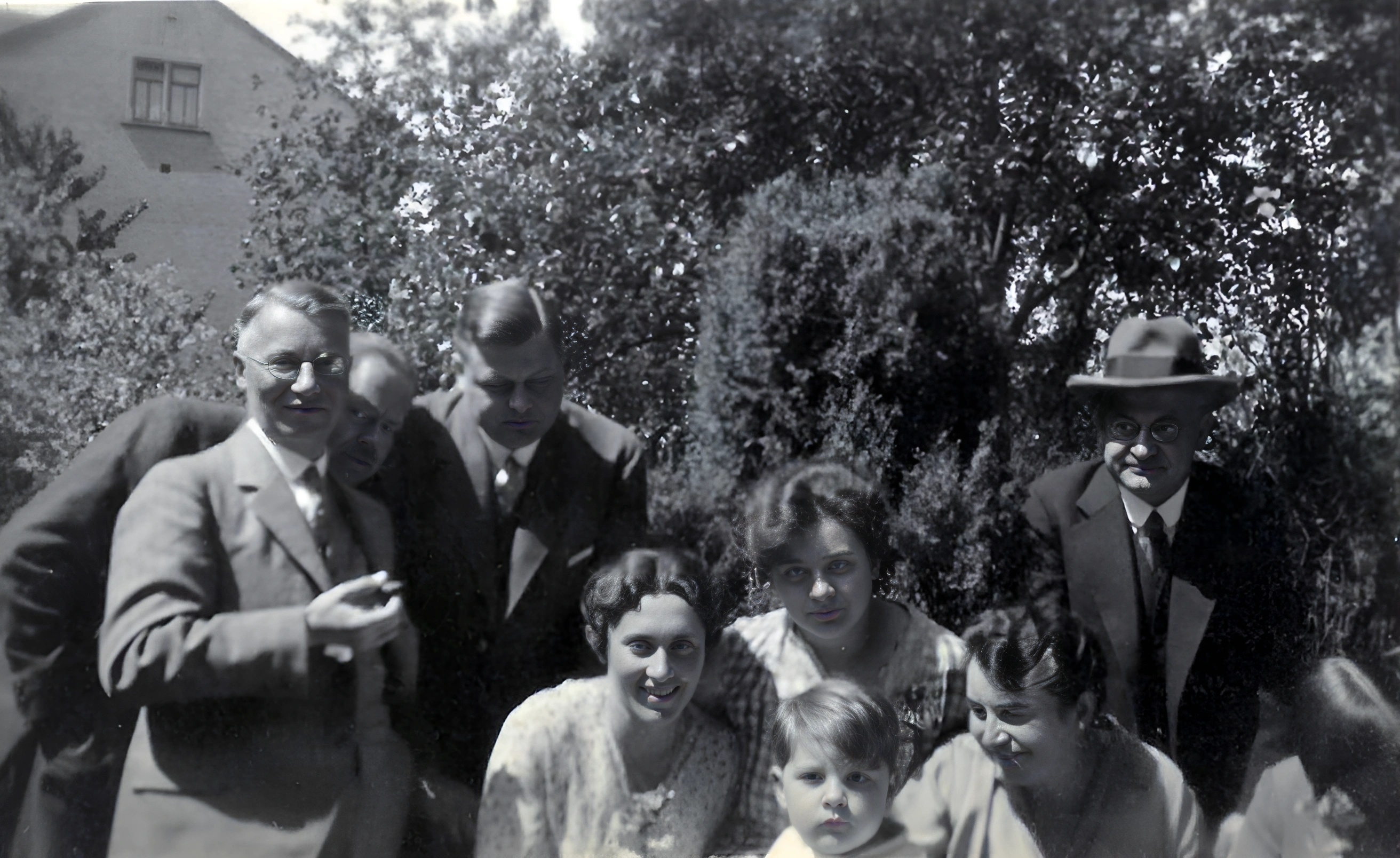 Gruppenfoto im Apothekergärtchen