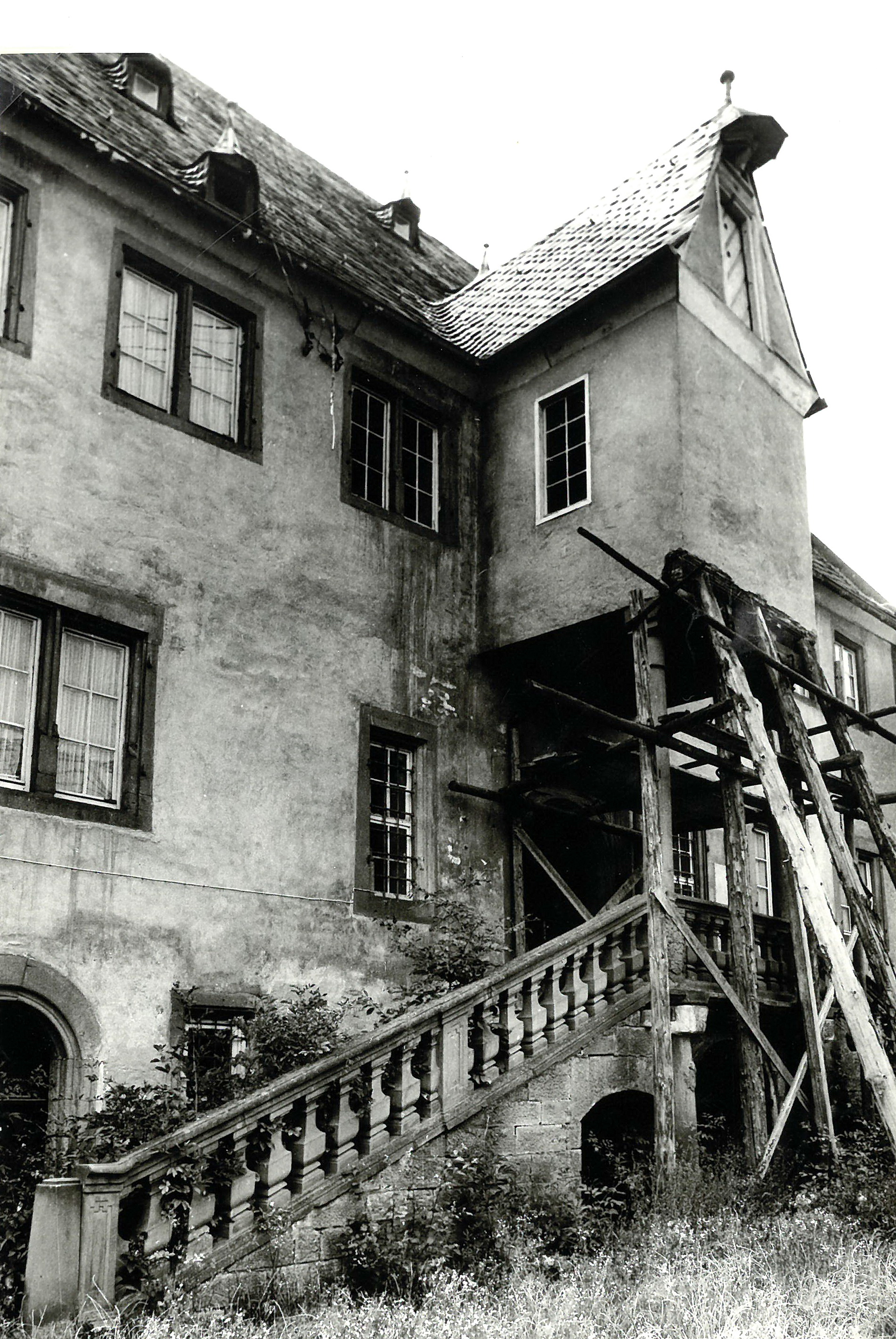 Das Haupthaus in den 1970er Jahren