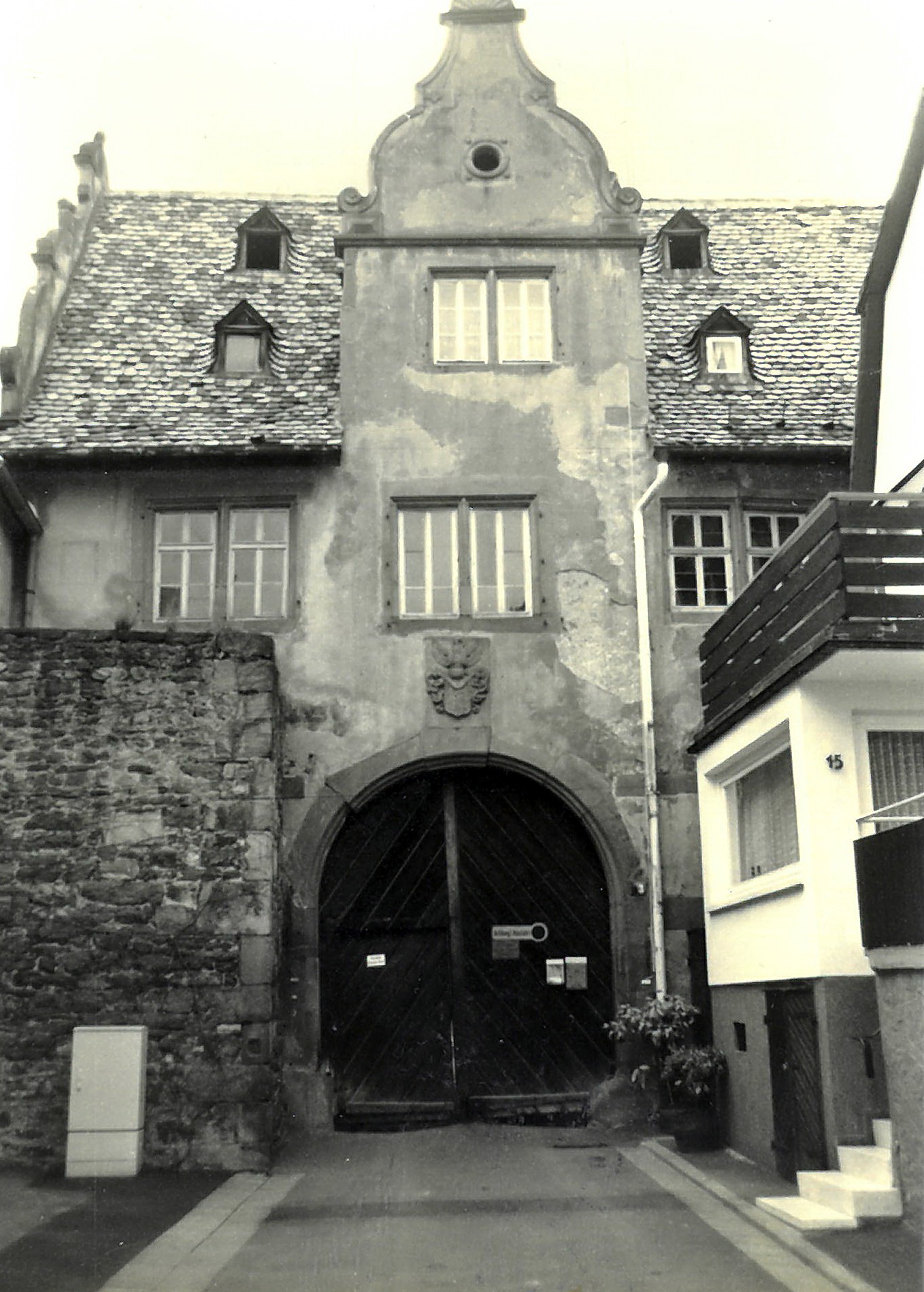 Das Torhaus um 1980
