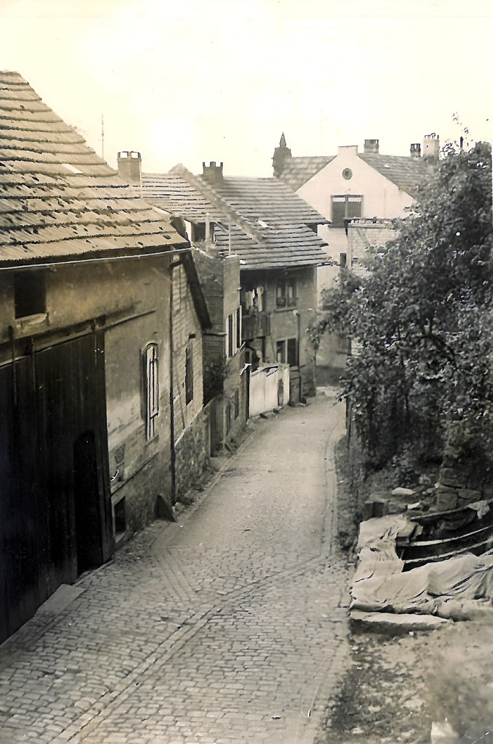 Der Johannesweg um 1940