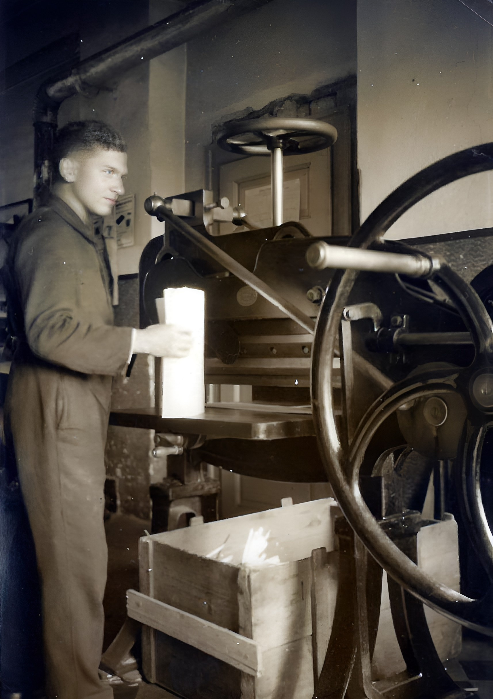 In der Druckerei Heinrich Bingemer