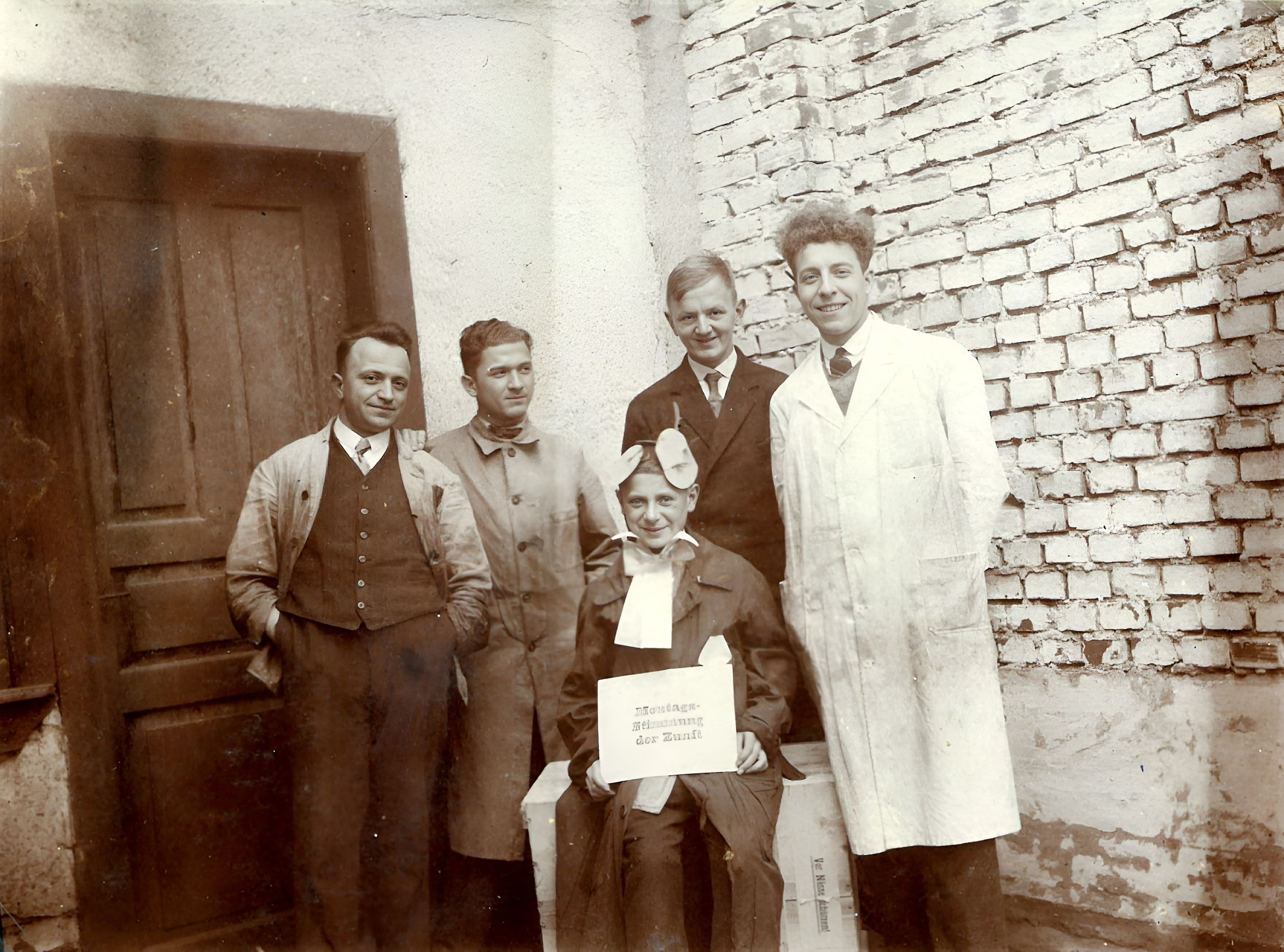 Das Team der Druckerei Bingemer 1931