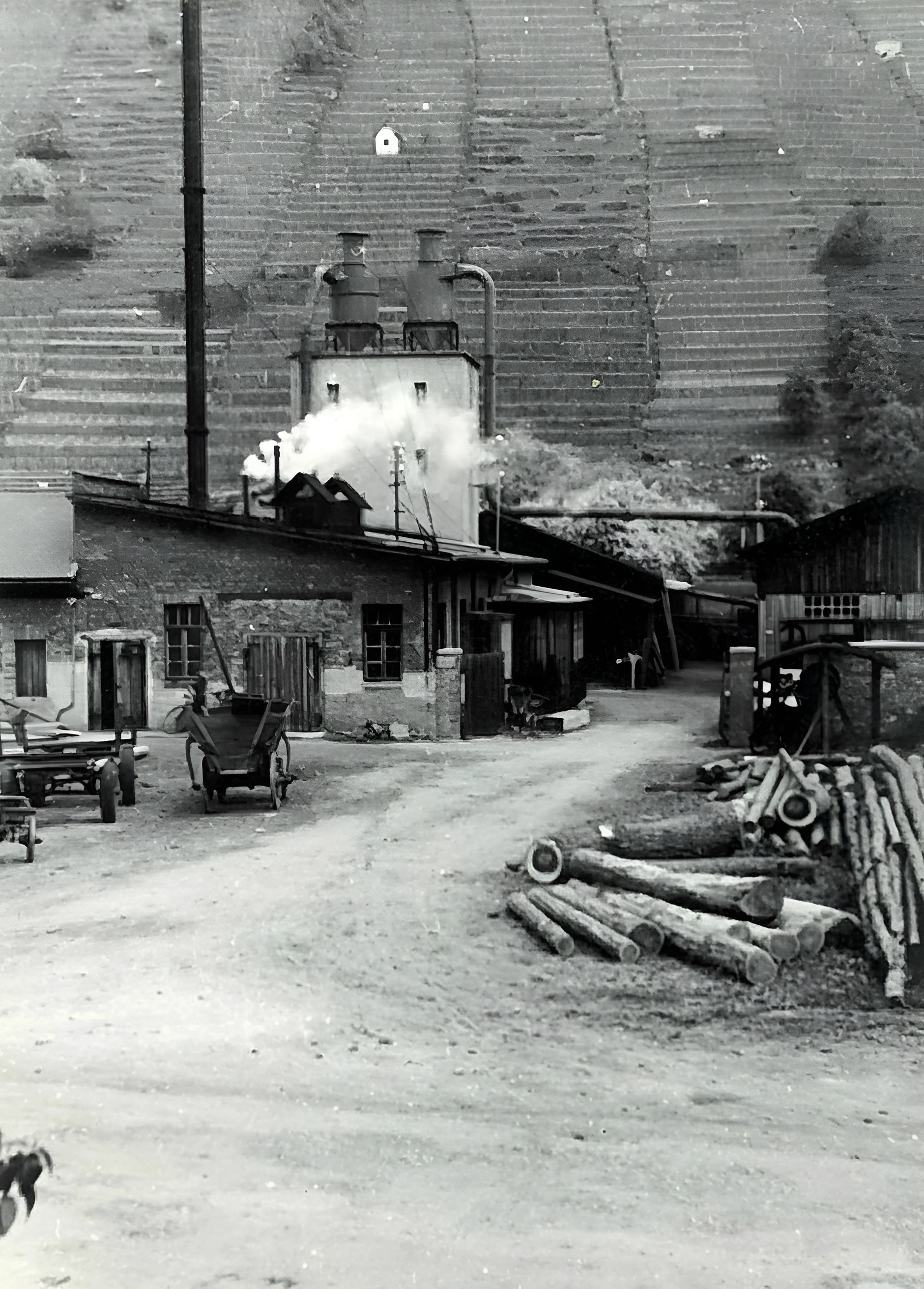 Das Sägewerk Ühlein um 1946