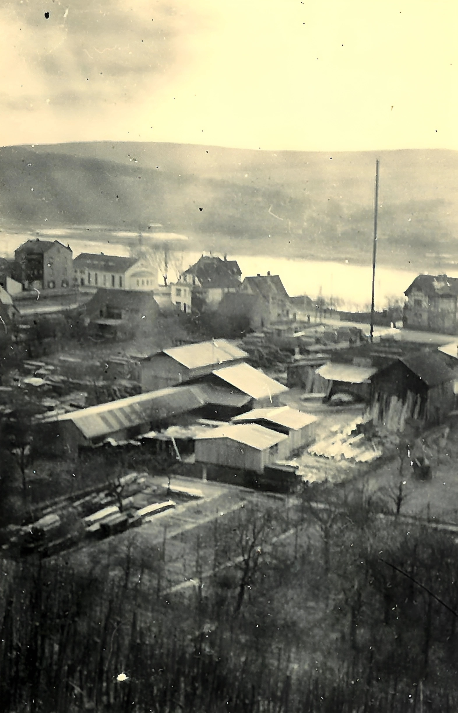 Das Sägewerk Ühlein um 1946