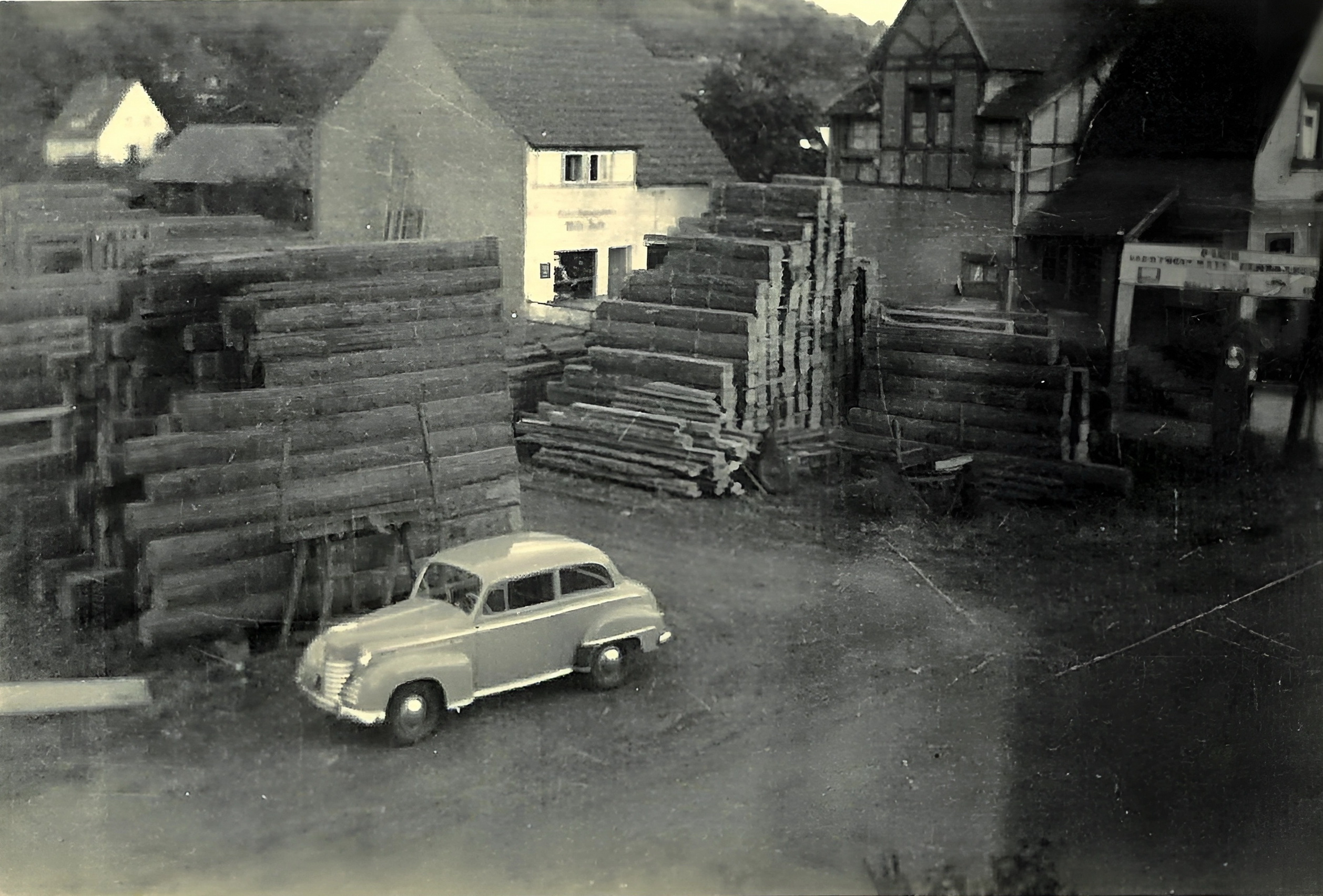 Das Sägewerk Ühlein um 1950