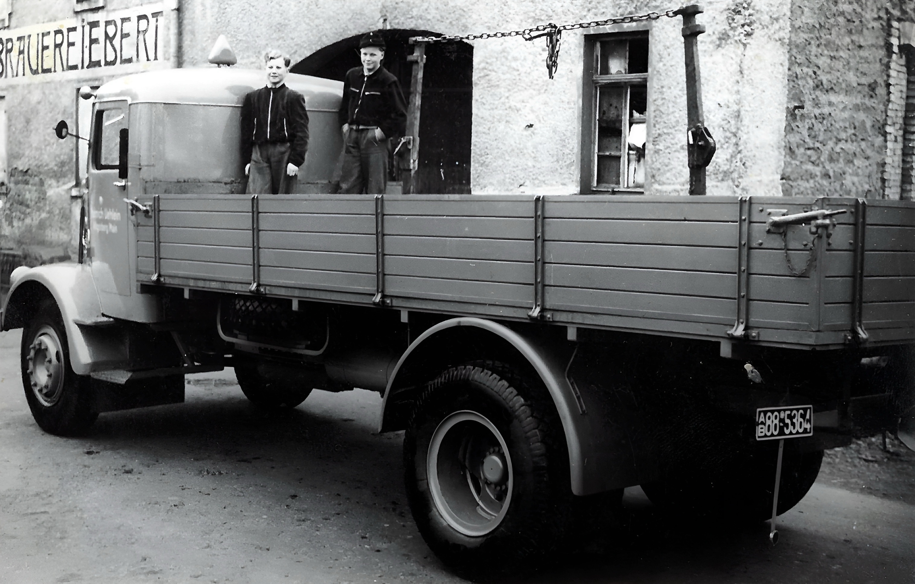 Das Sägewerk Ühlein um 1946