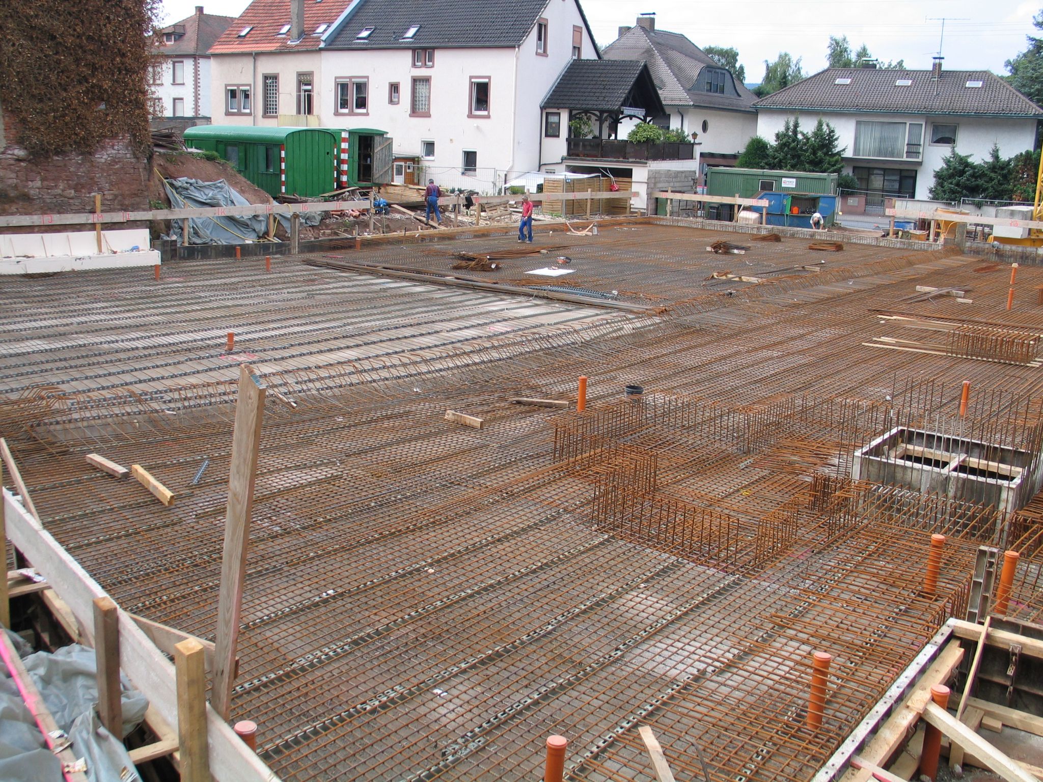 Vorbereitung der Bodenplatte