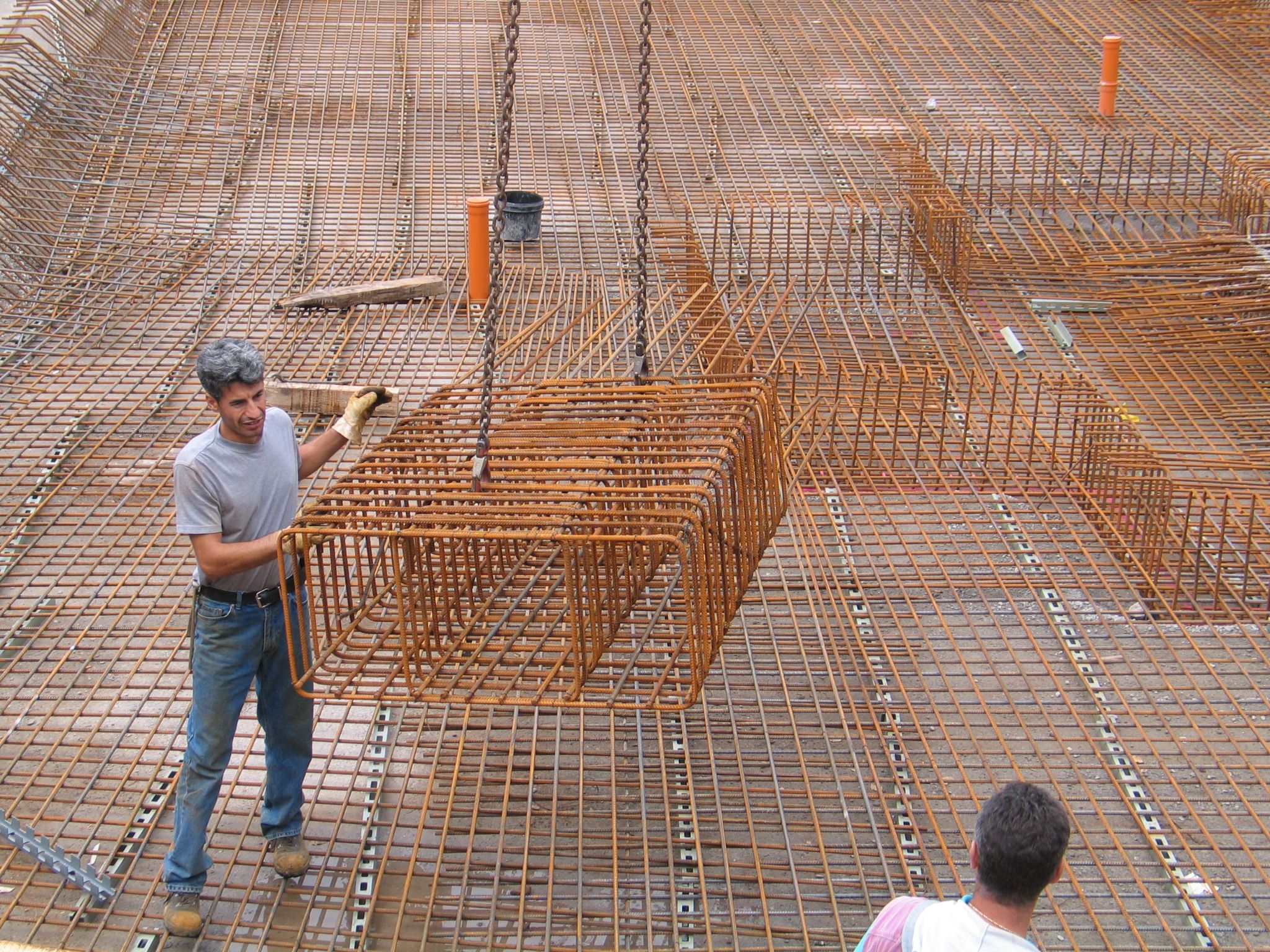 Vorbereitung der Bodenplatte