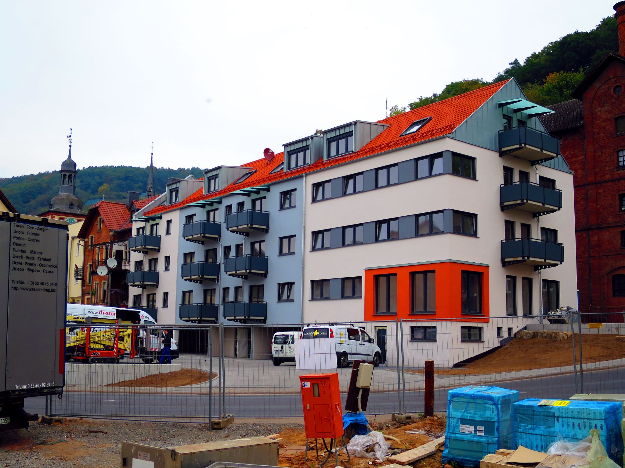 Das Gebäude ist fertiggestellt