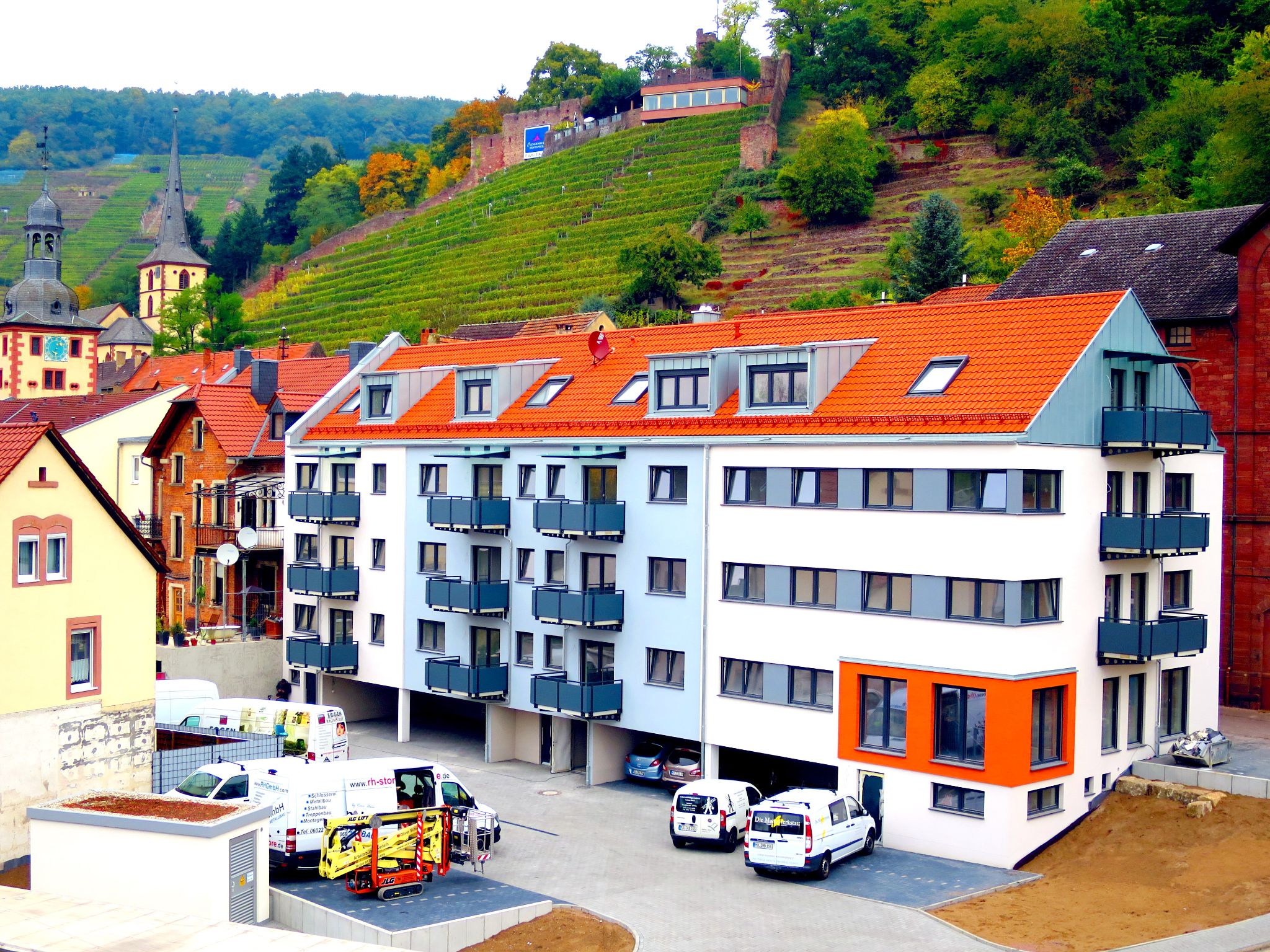 Das Gebäude ist fertiggestellt