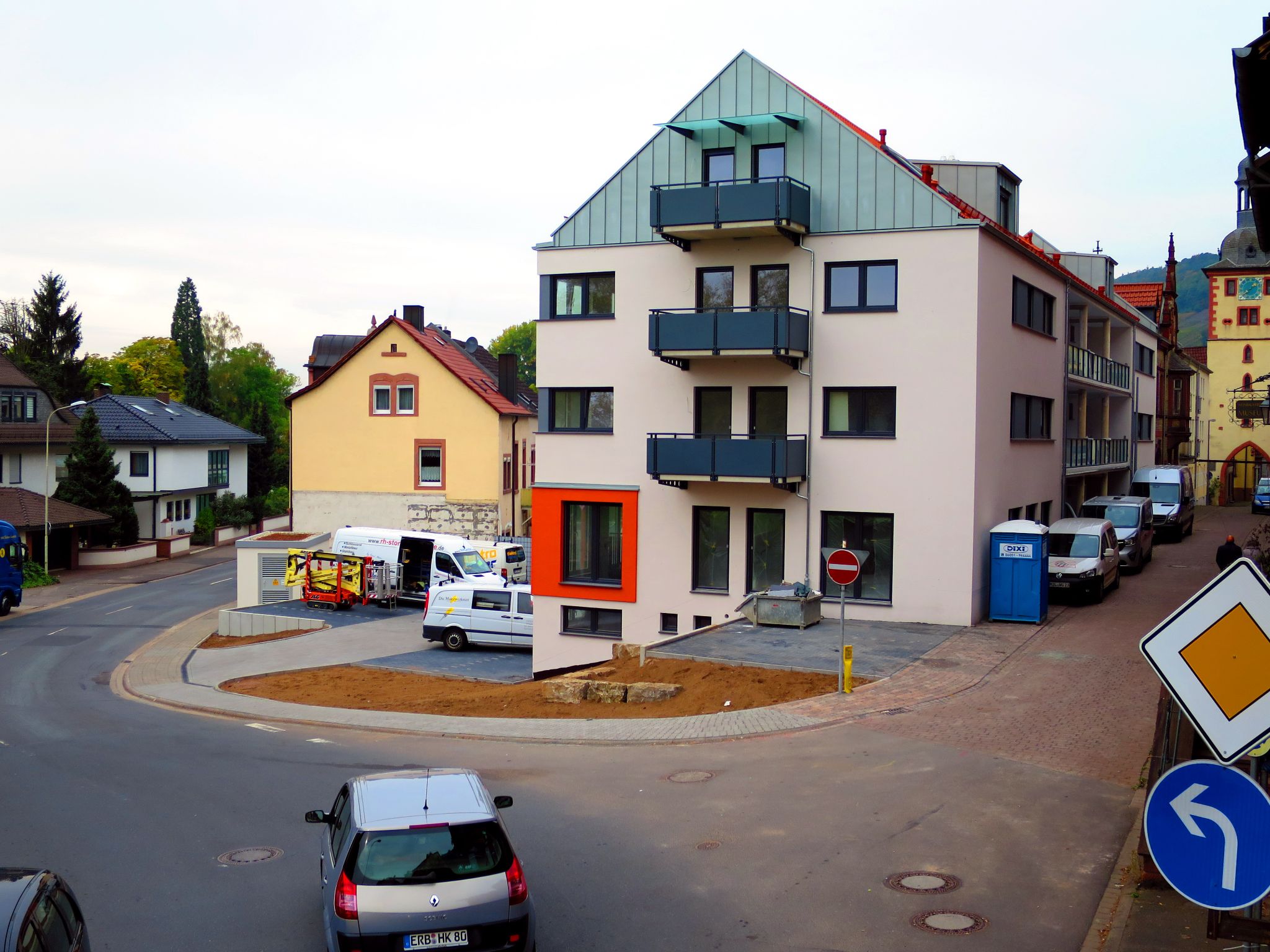 Das Gebäude ist fertiggestellt