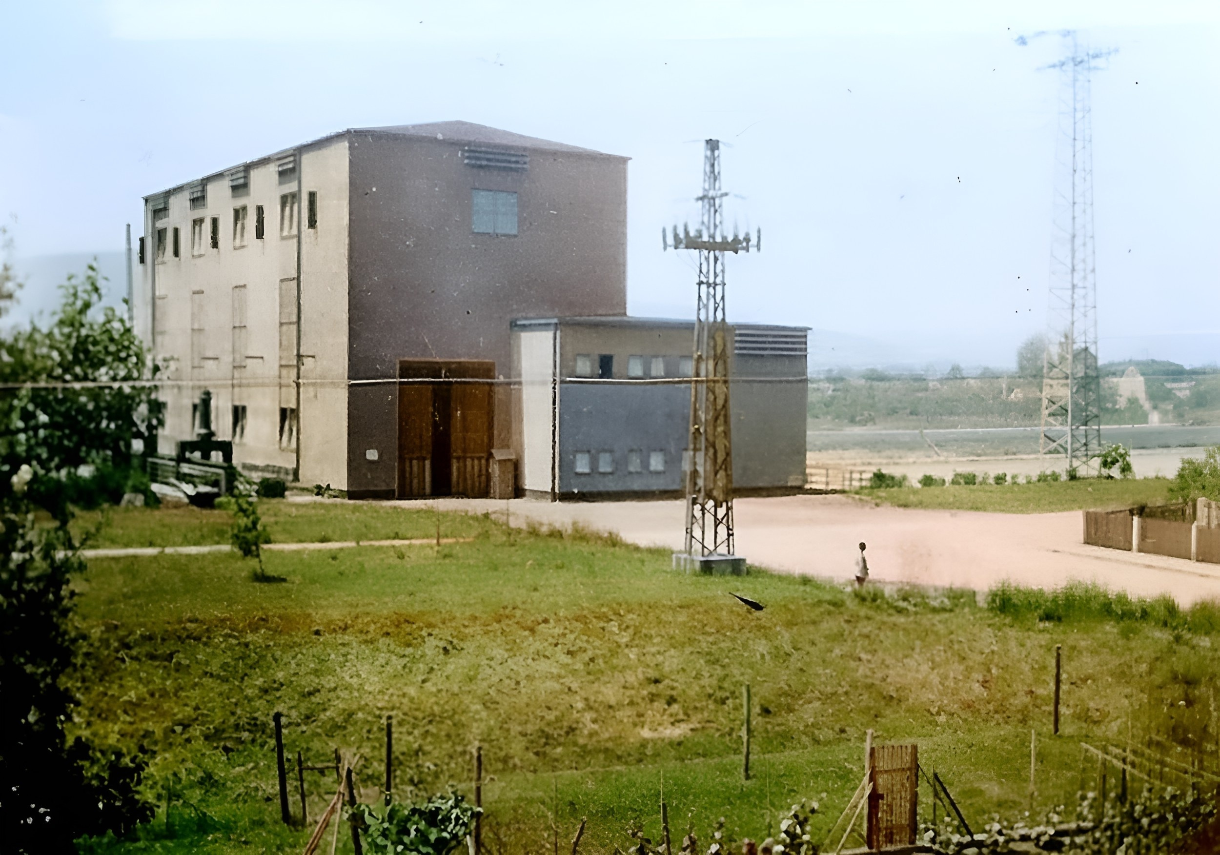 Das Kraftwerksgebäude um 1940