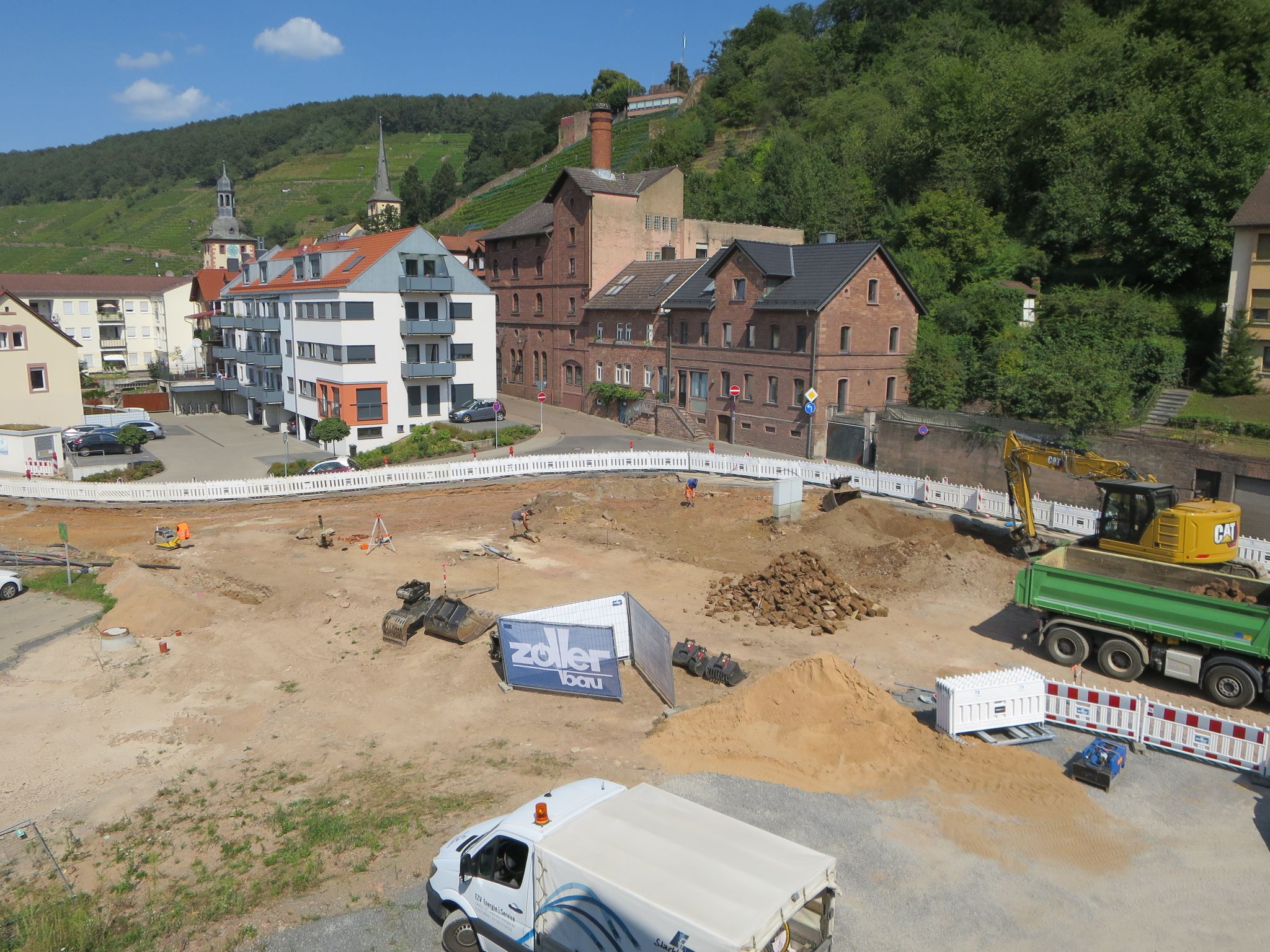 Blick vom Rathaus auf die Einmündung zur Altstadt