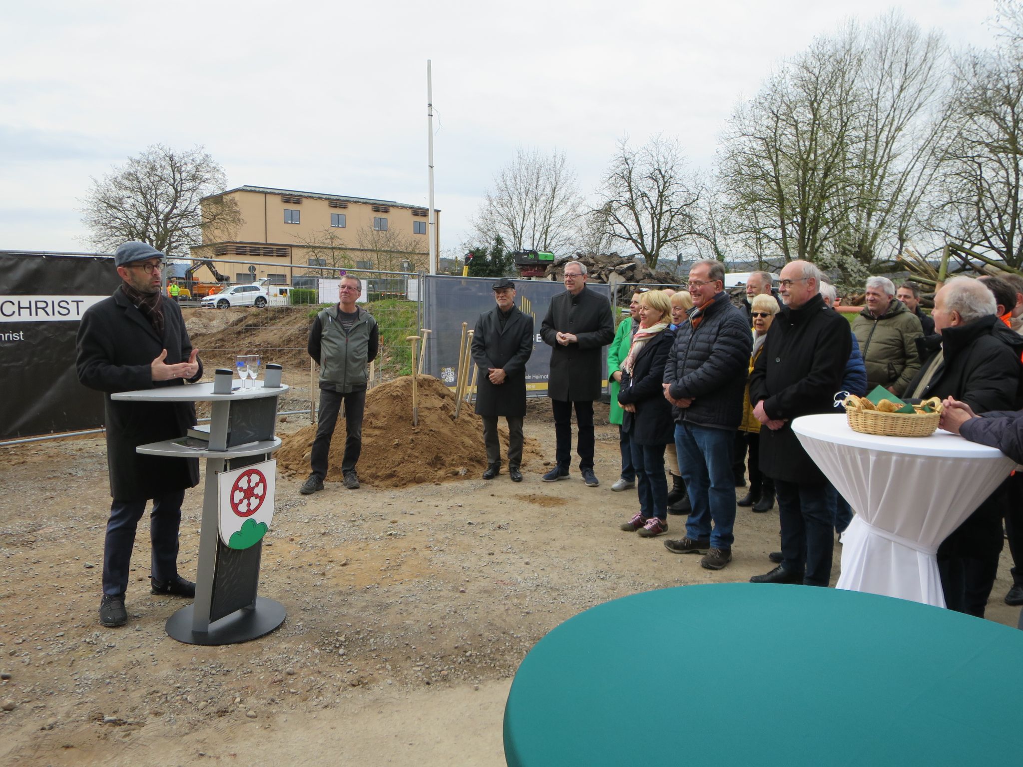 Spatenstich zur Bebauung des Rathausumfeldes am 26.03.2024