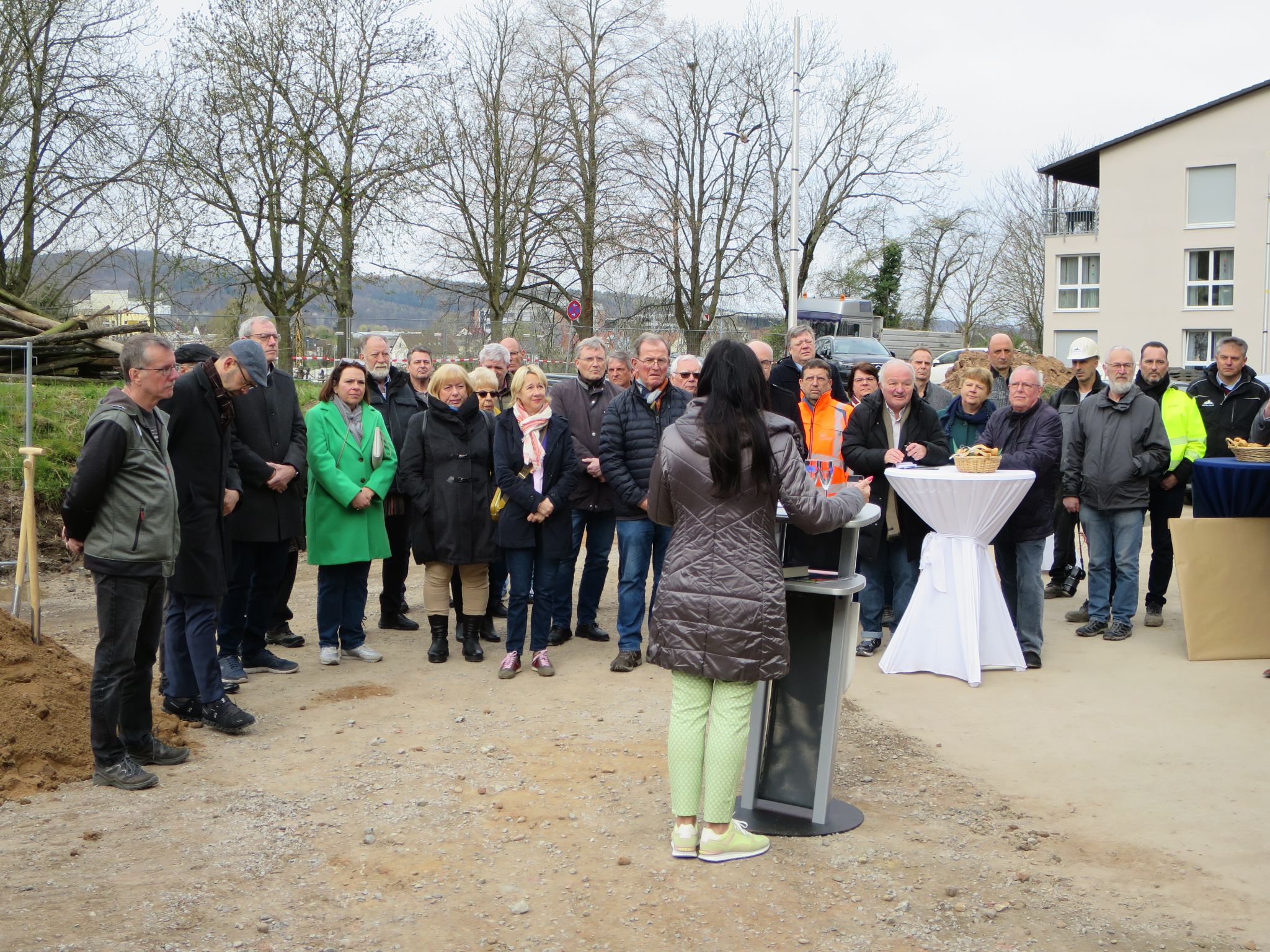 Spatenstich zur Bebauung des Rathausumfeldes am 26.03.2024