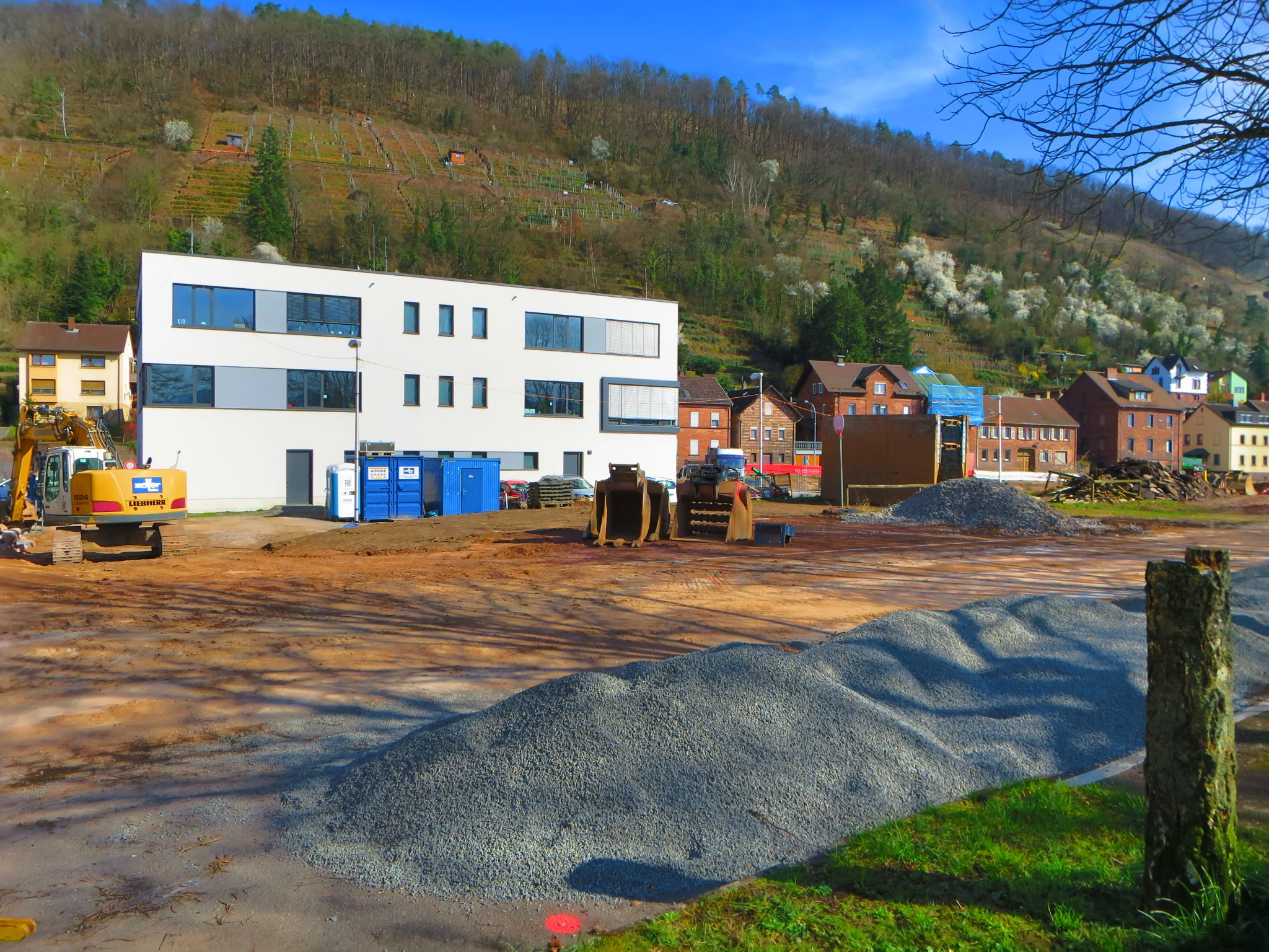 Einrichtung der Baustelle