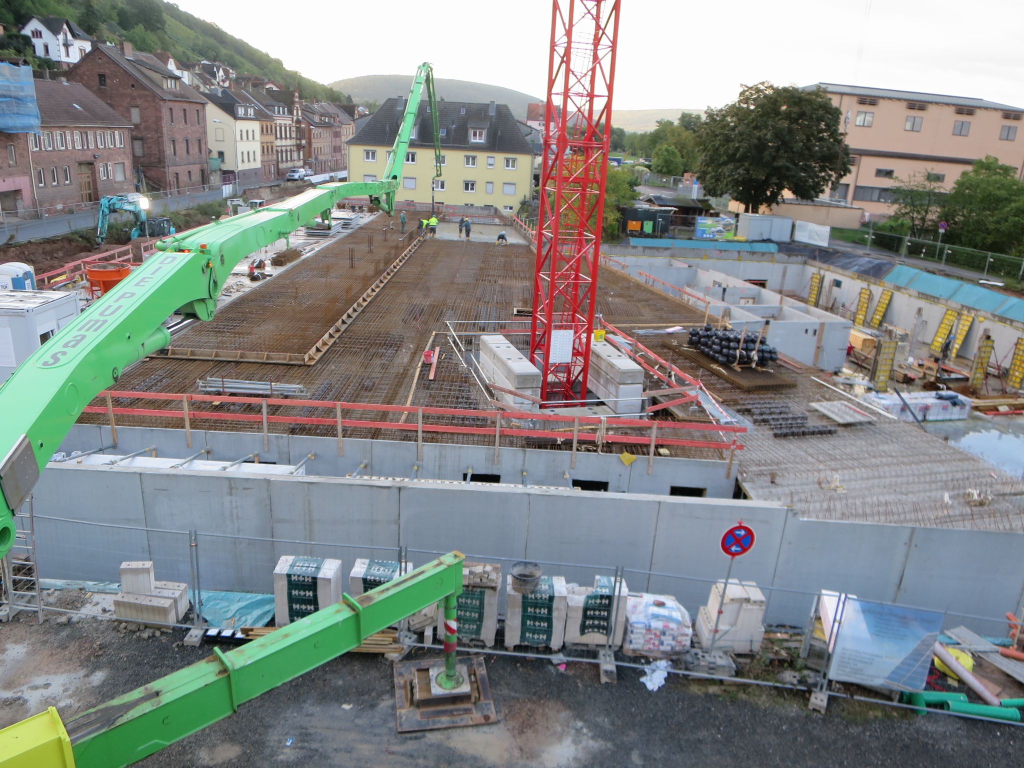 Die Baustelle im September 2024