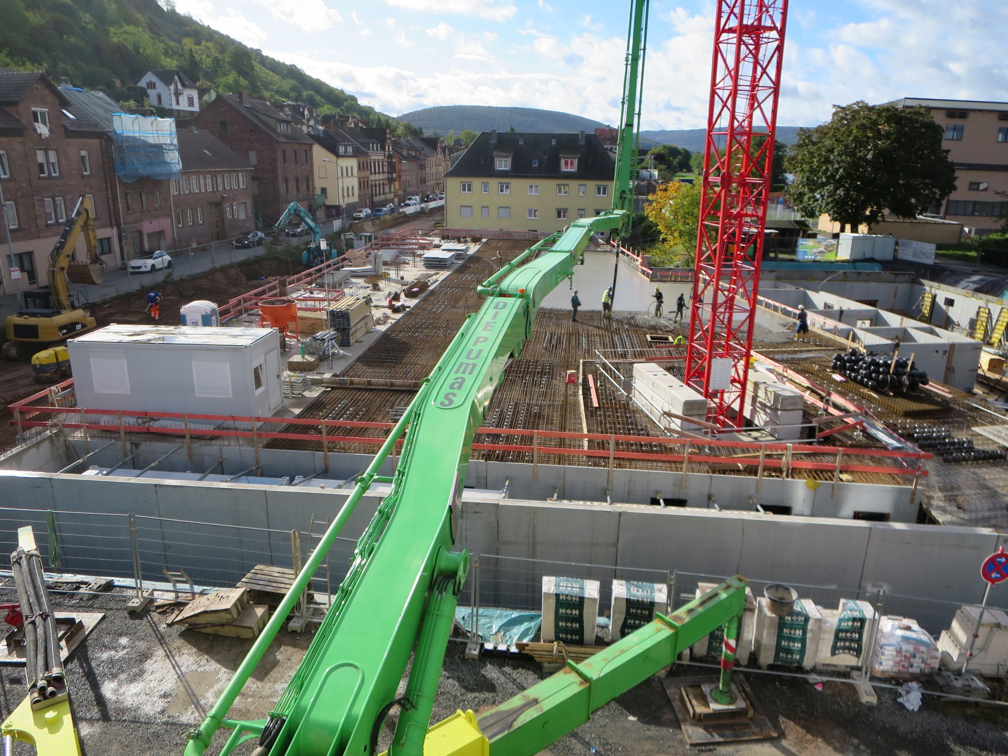 Die Baustelle im September 2024