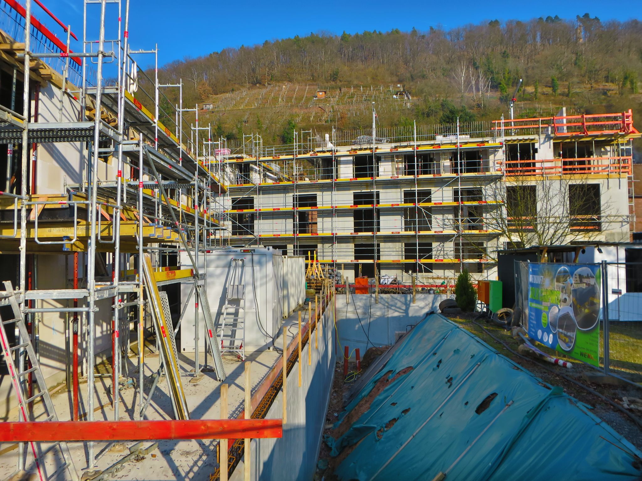 Die Baustelle im Februar 2025