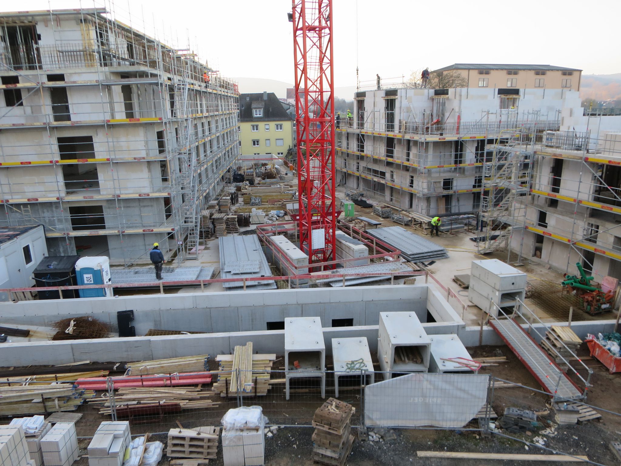 Die Baustelle im März 2025