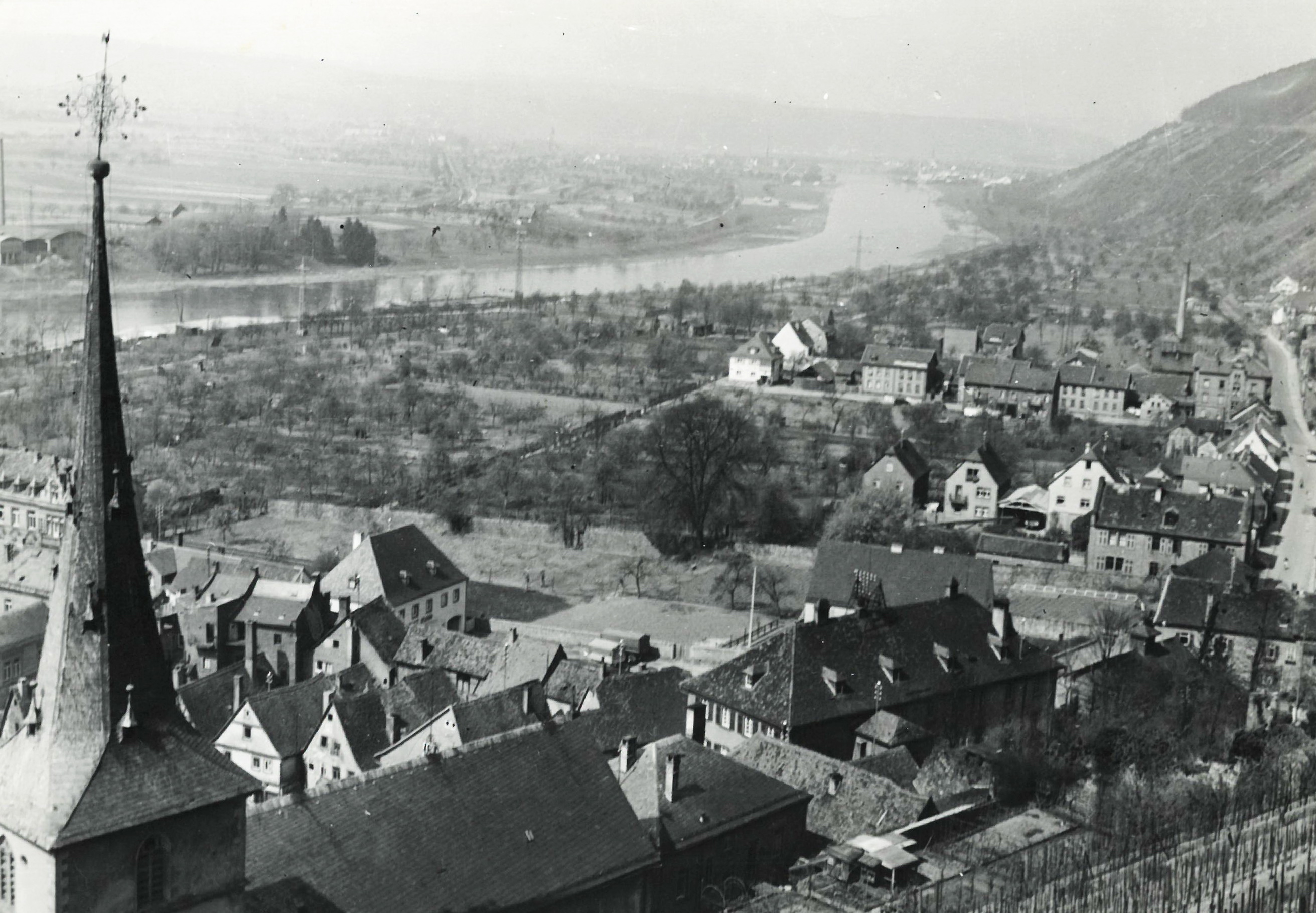 Blick von der Burg nach Nordwesten