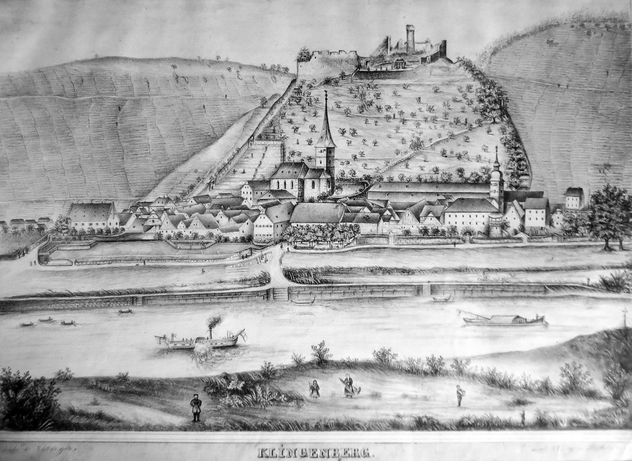 Lithographie von J. Schönig