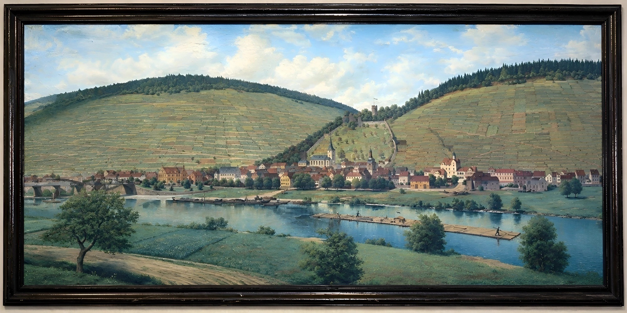 Ölgemälde von E. Böhler (Würzburg) 1896