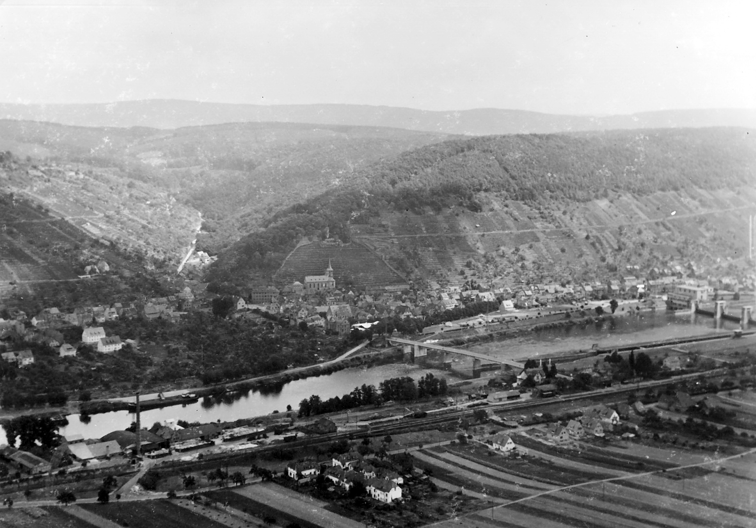 Luftbild aus westlicher Richtung