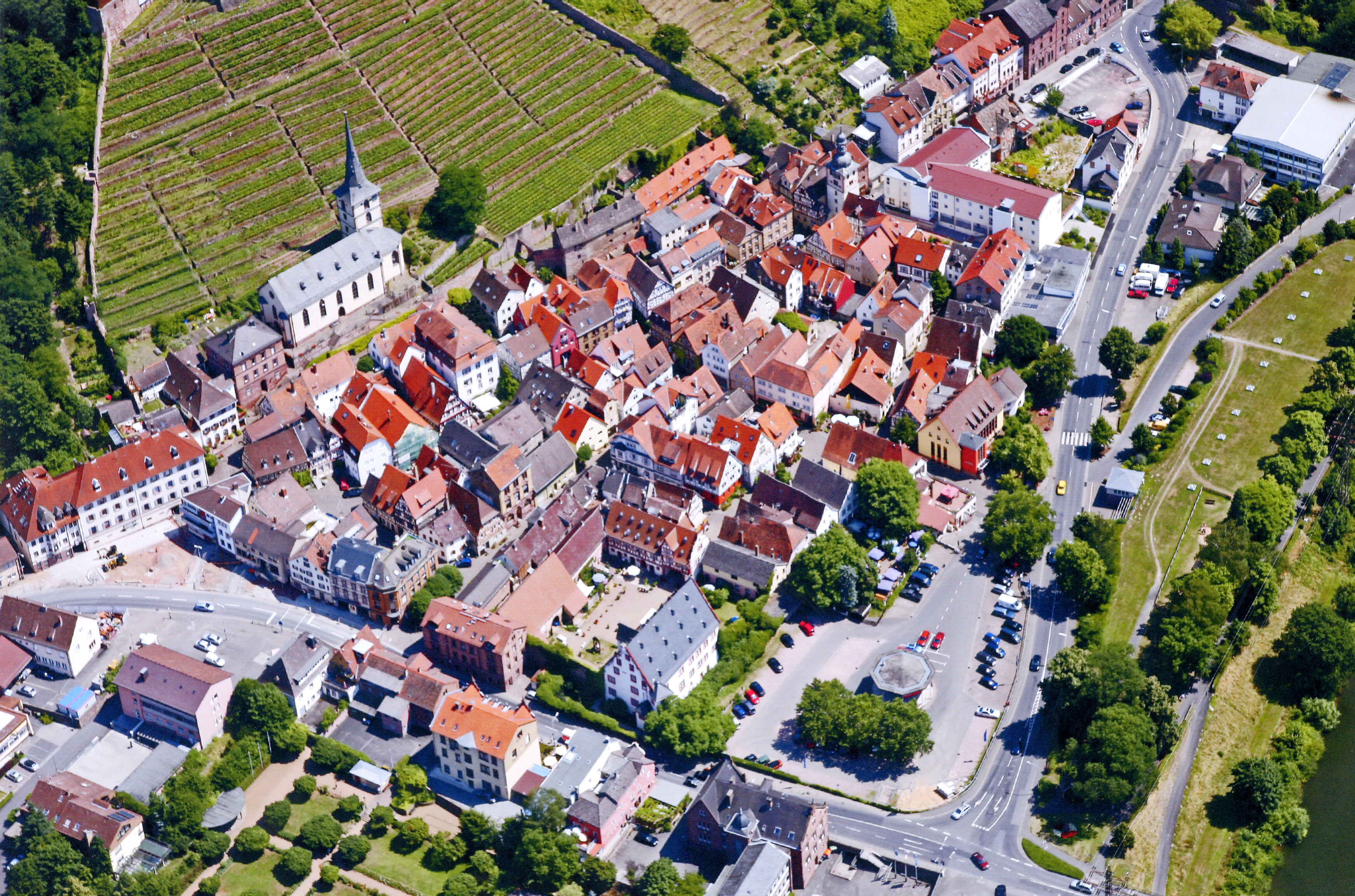 Luftaufnahme aus Main-Echo Sommerflug 2008