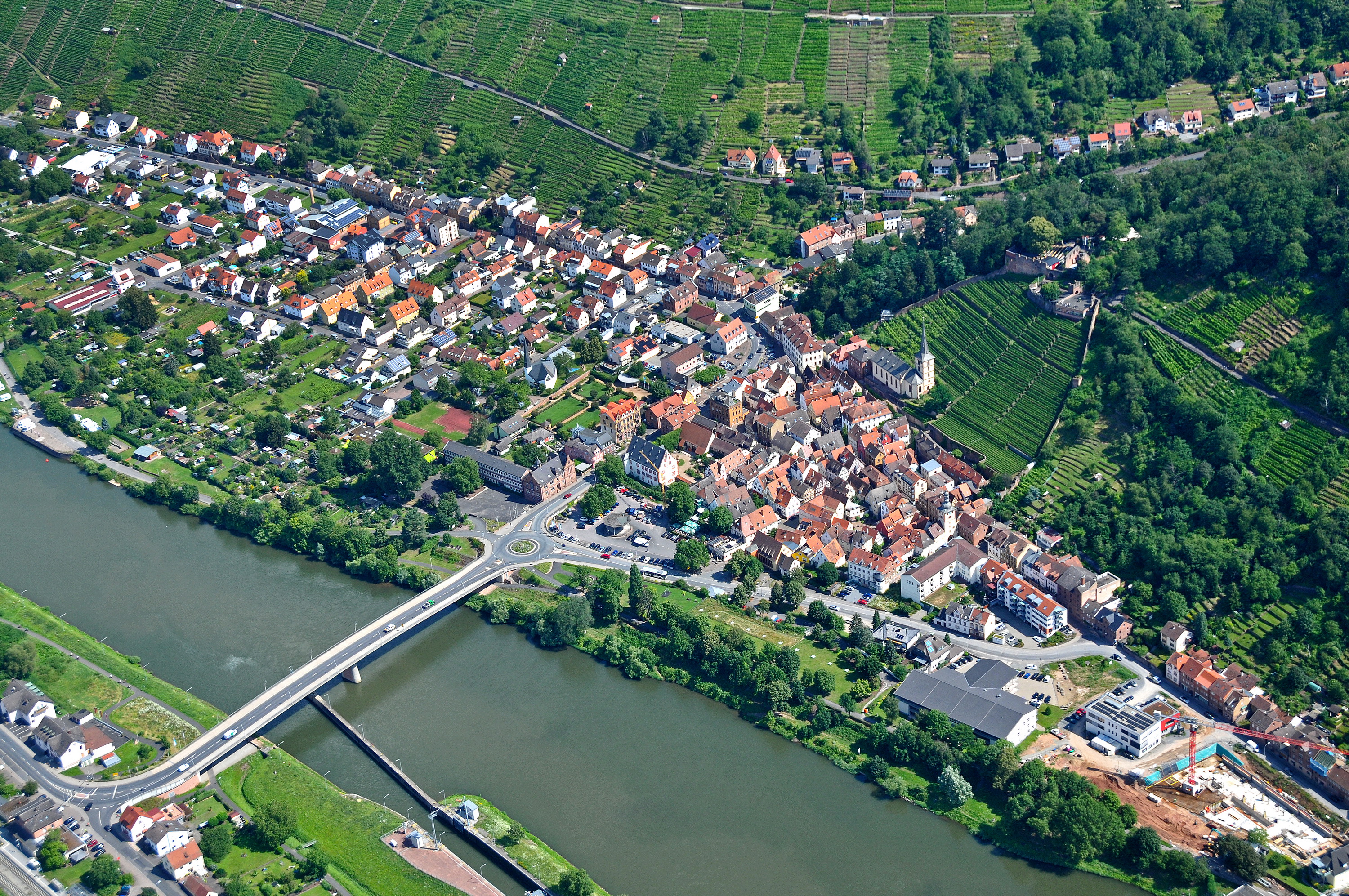 Luftaufnahme aus Main-Echo Sommerflug 2024