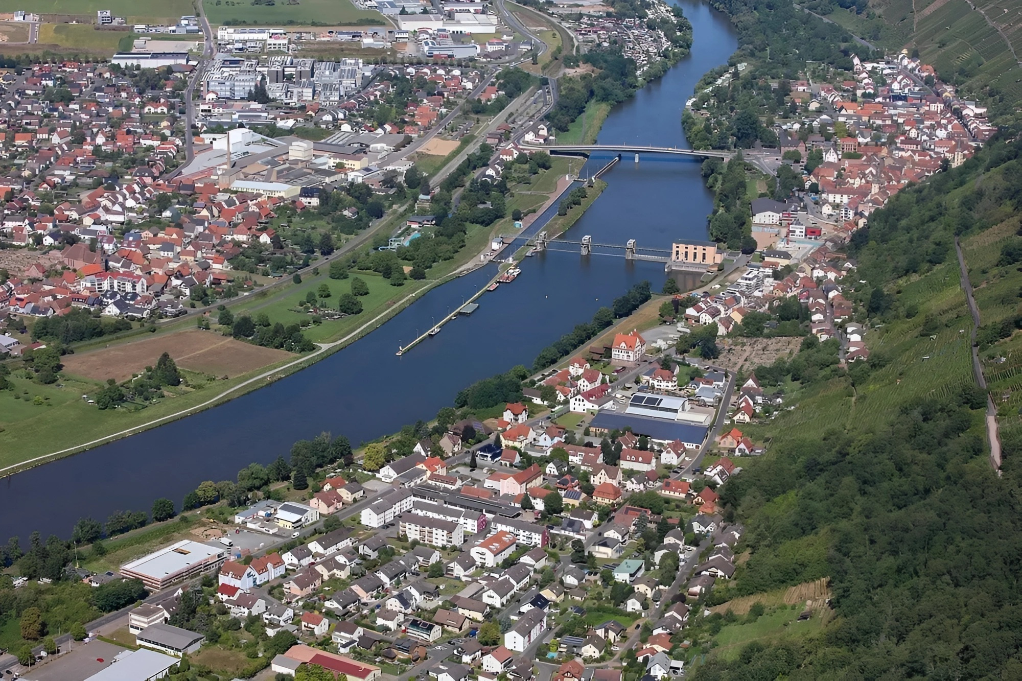 Luftaufnahme aus Main-Echo, veröffentlicht am 07.06.2025