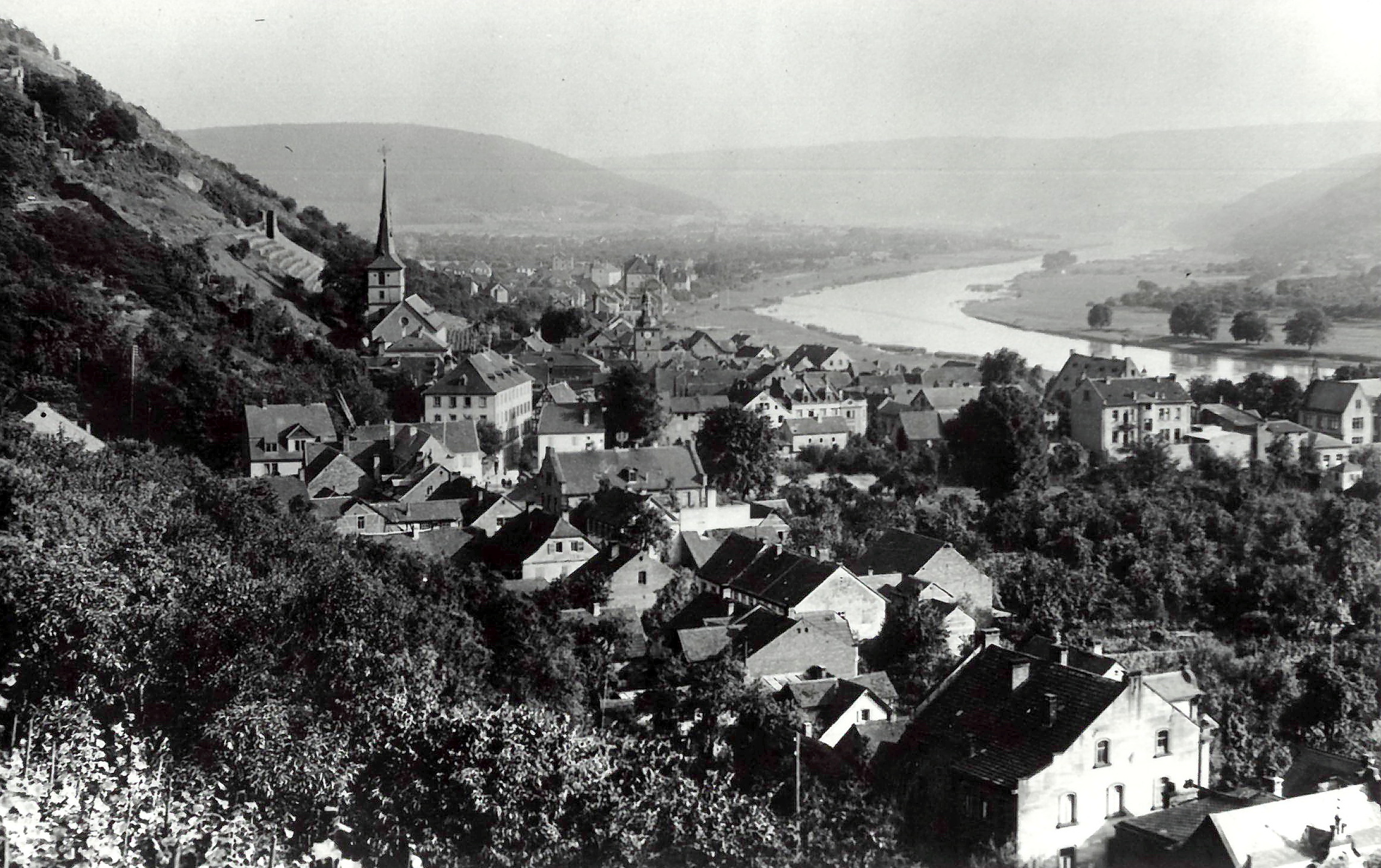 Gesamtansicht von Norden um 1920