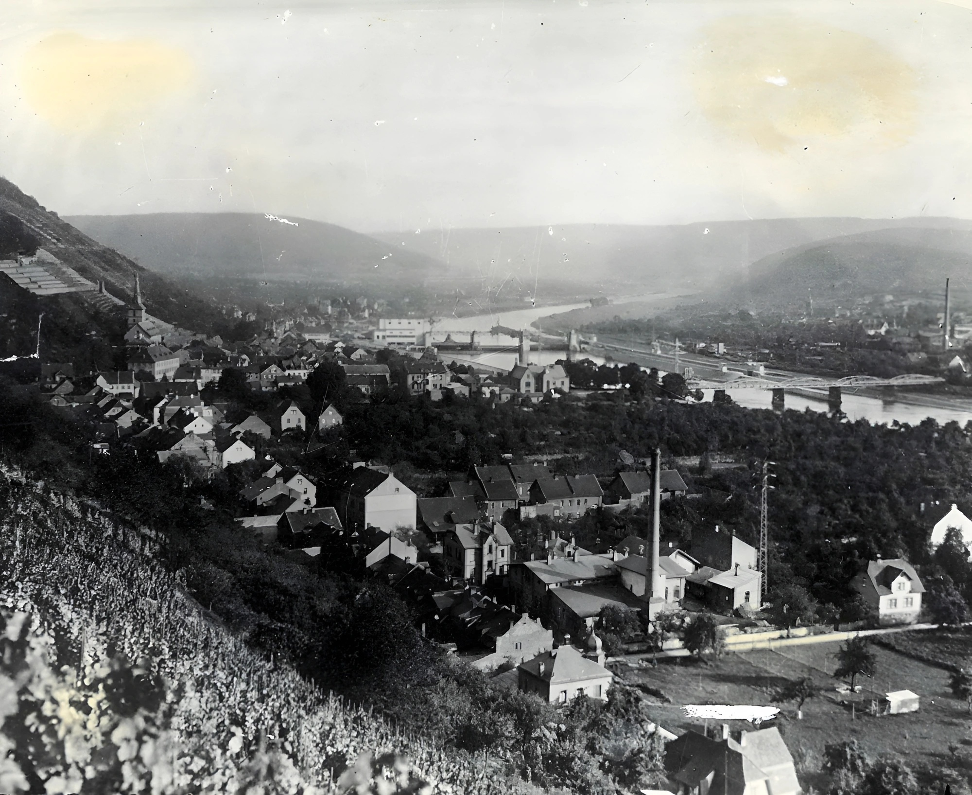 Gesamtansicht von Nordosten um 1933
