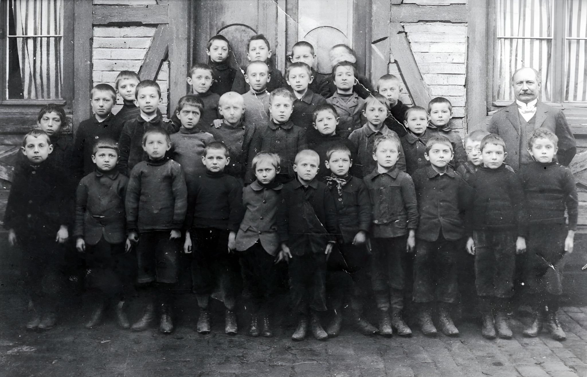 Gruppenfoto der Geburtsjahrgänge 1900 und 1901