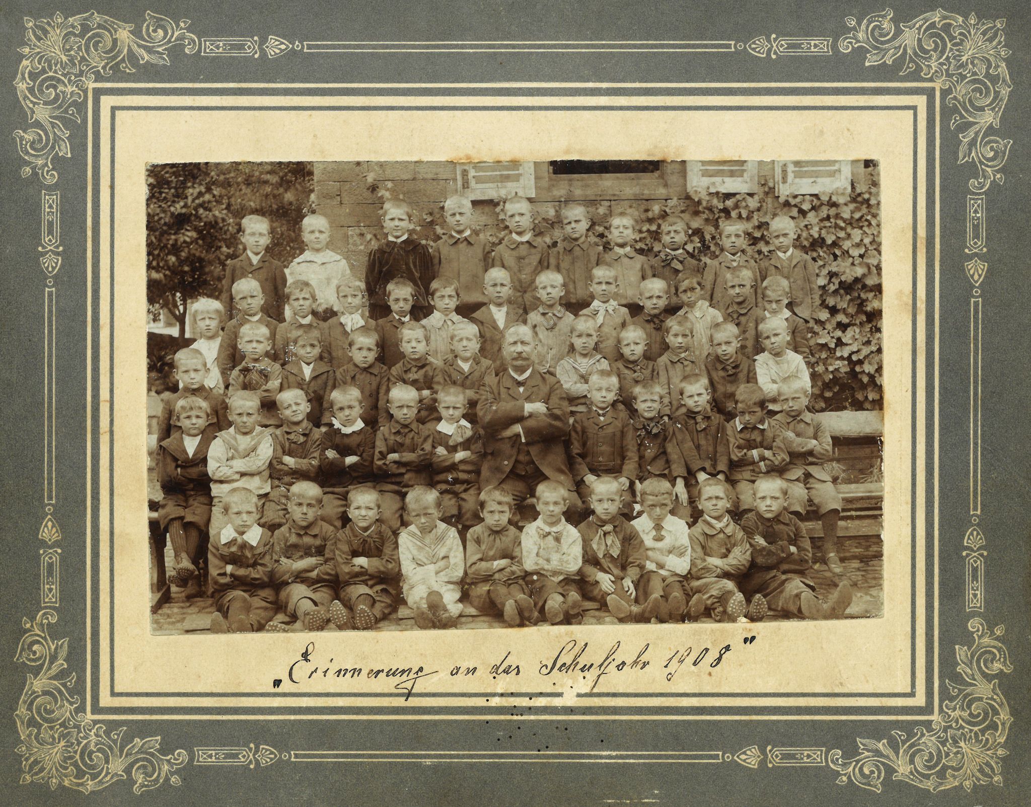 Gruppenfoto Schuljahr 1908