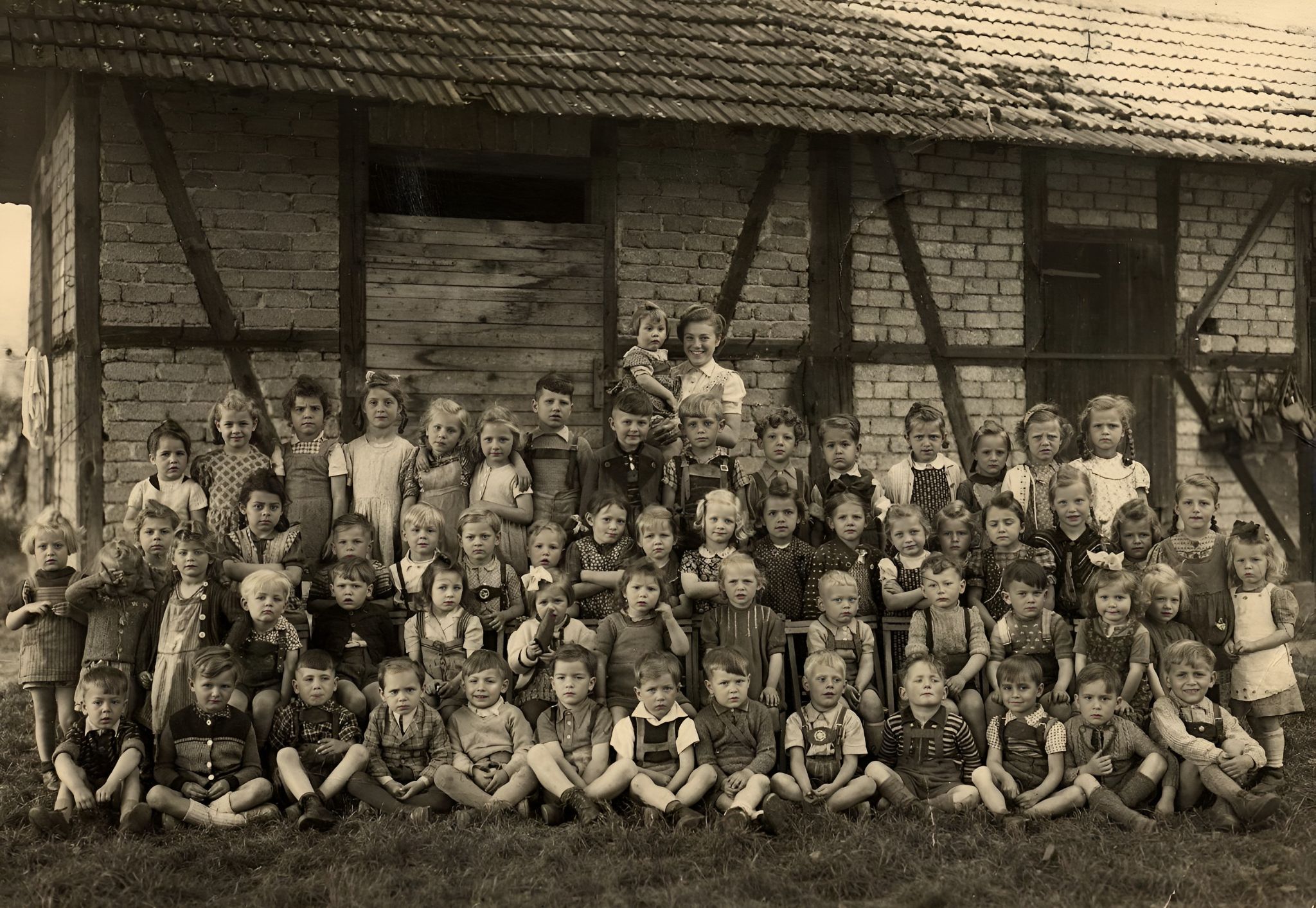 Kinderschule 1951 in Klingenberg